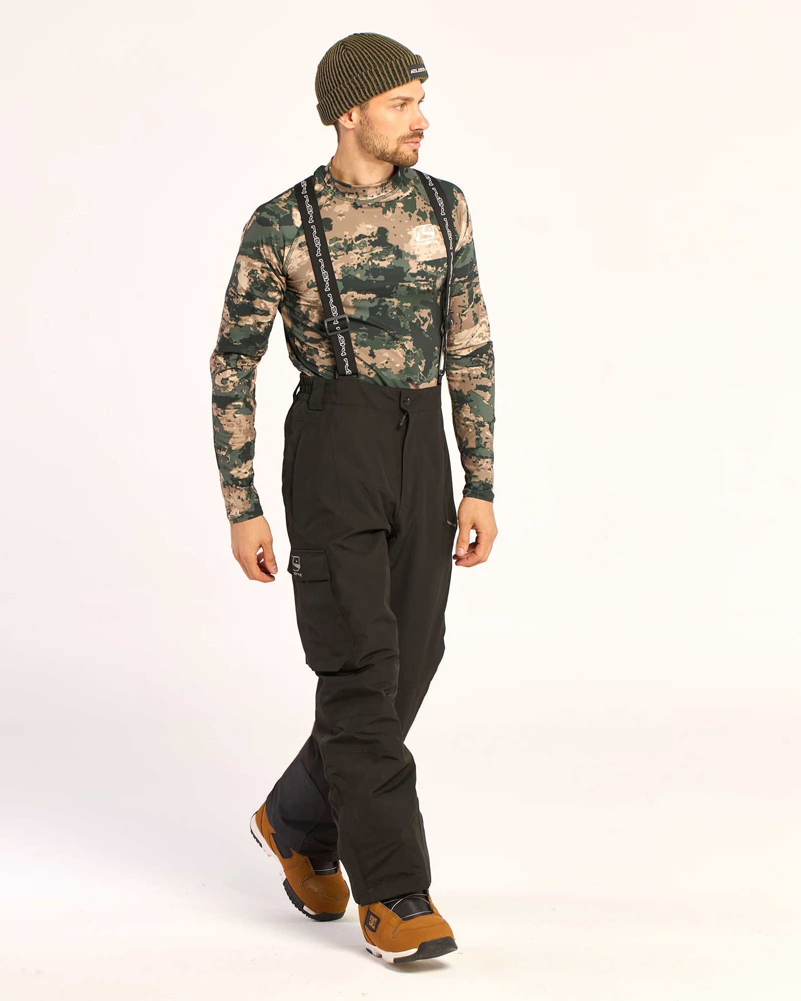 Pantalon Snow Rusty Rabbit Mens Snow Pant Black - Image 2