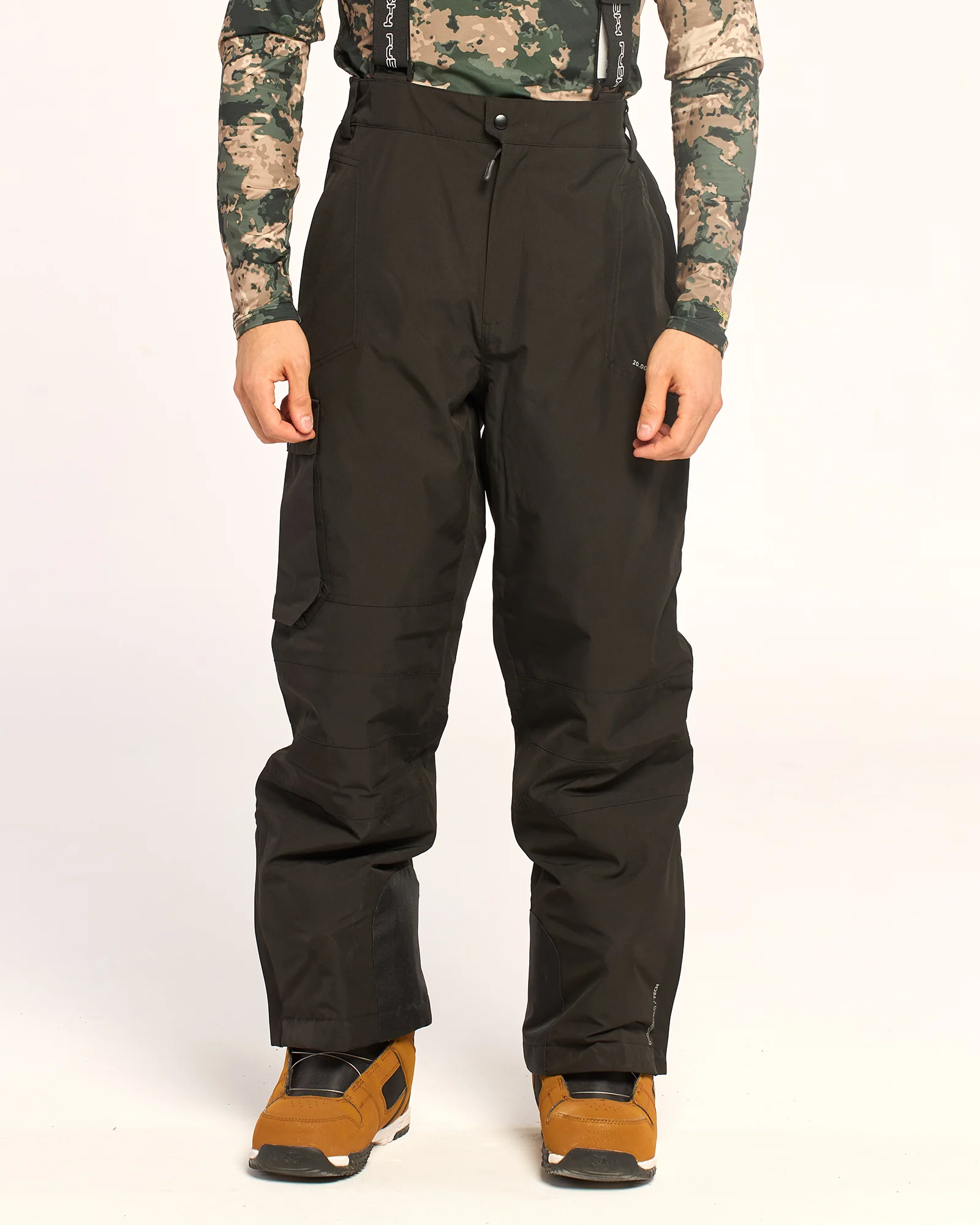 Pantalon Snow Rusty Rabbit Mens Snow Pant Black - Image 3