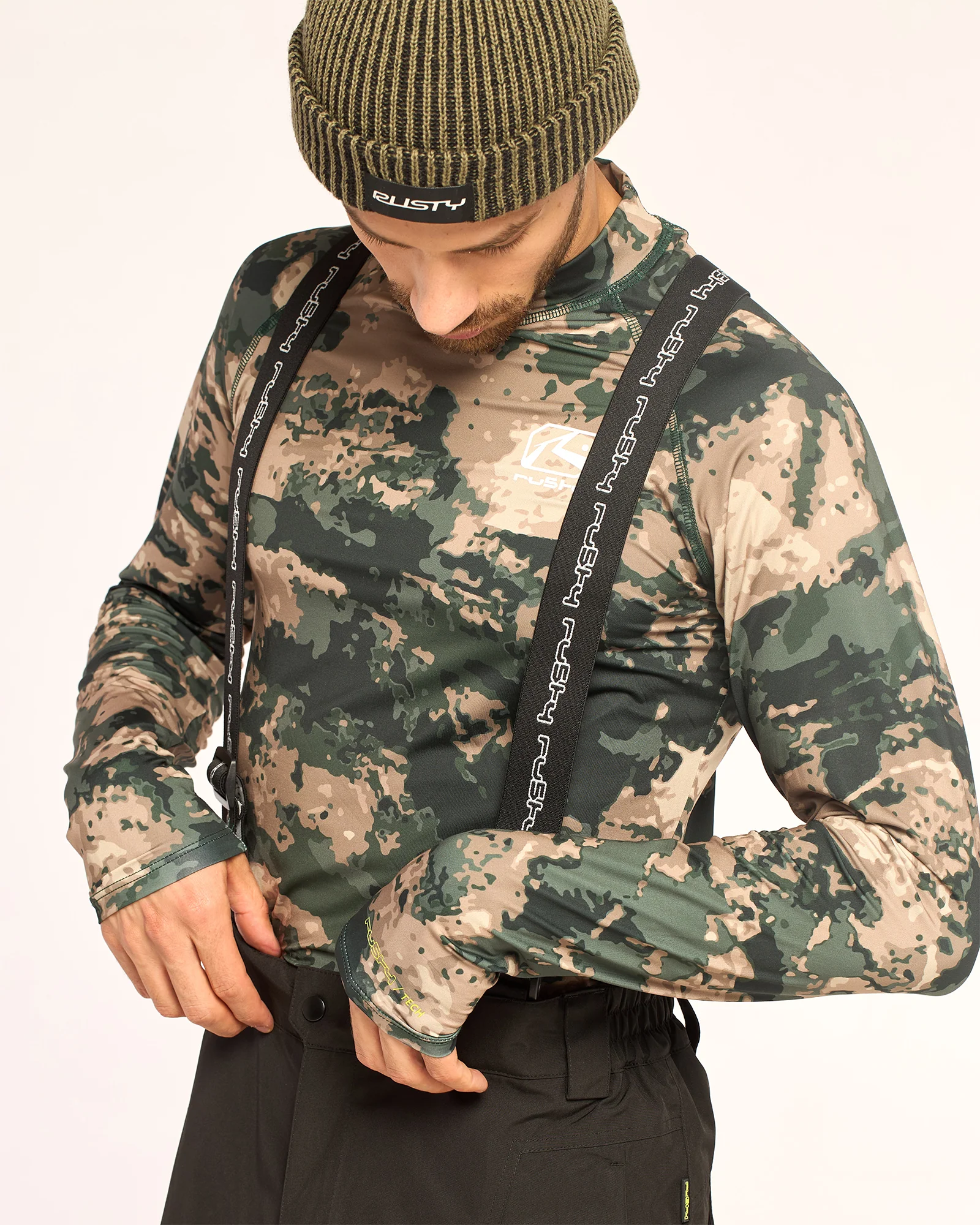 Pantalon Snow Rusty Rabbit Mens Snow Pant Black - Image 5