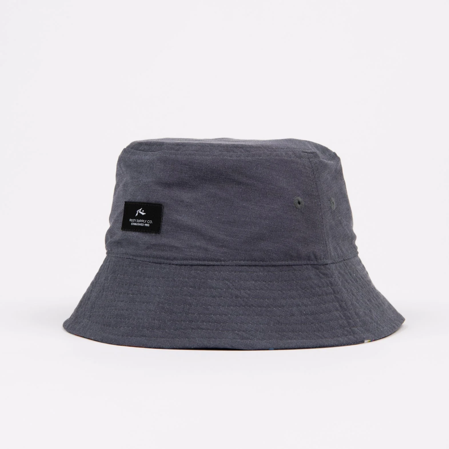 Piluso Rusty Dirtbag Reversible Bucket Hat* Black 4 - Image 4