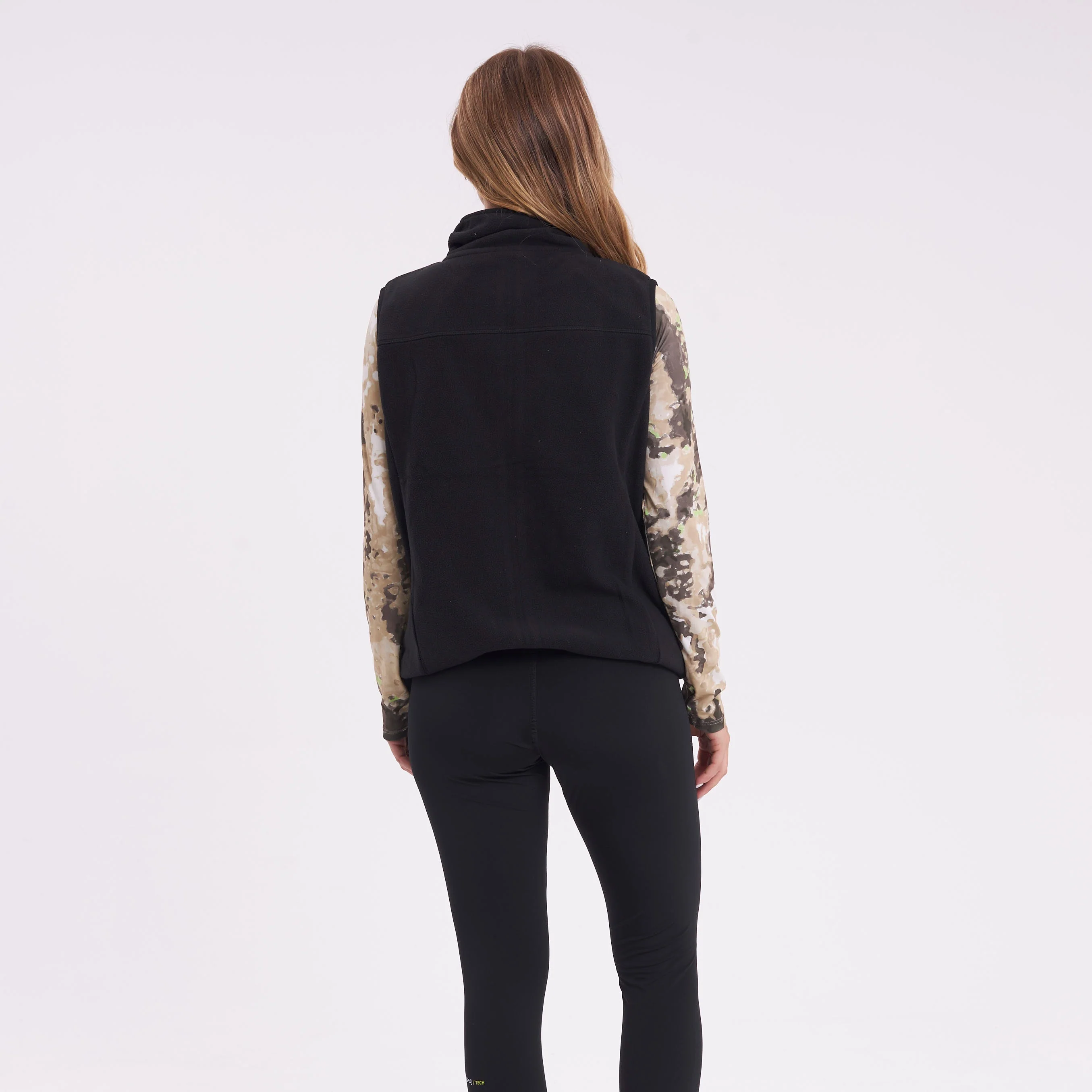 Polar Rusty Mystic Zip Polar Fleece Vest Ld Black - Image 6