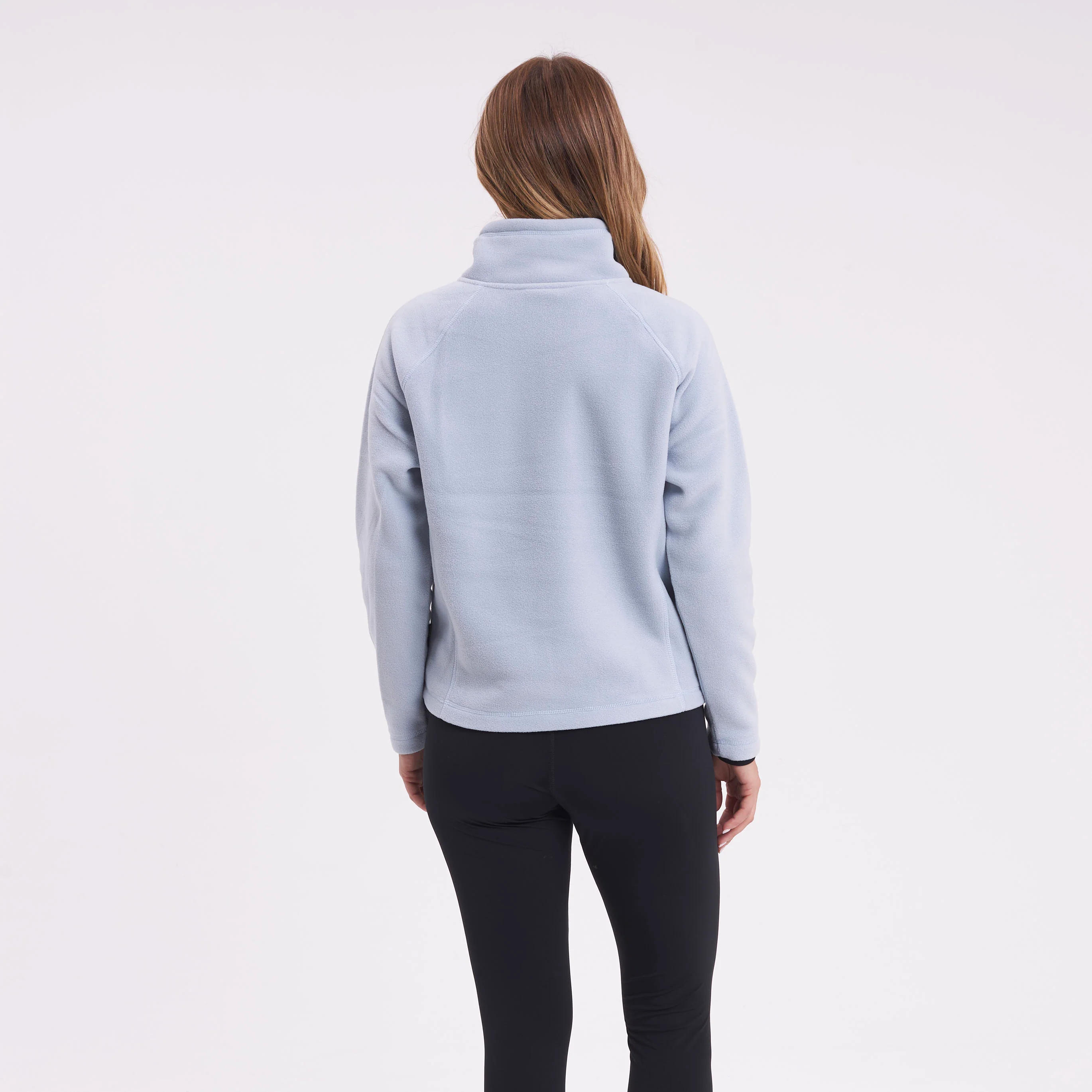 Polar Rusty Mystic Half Zip Neck Polar Fleece Ld Grey Ice - Image 7