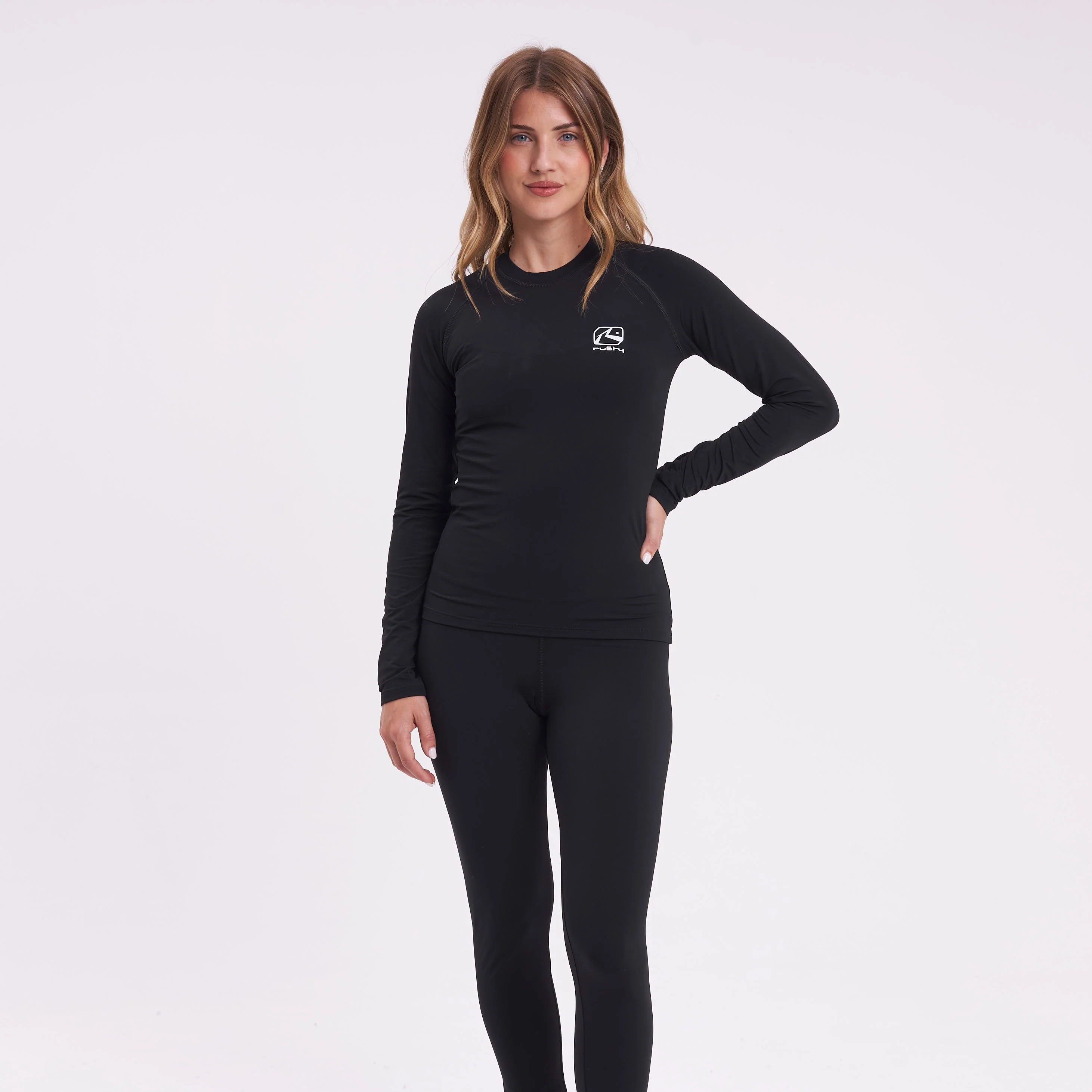 Remera Térmica Rusty Sense Base Layer Top Ld Black