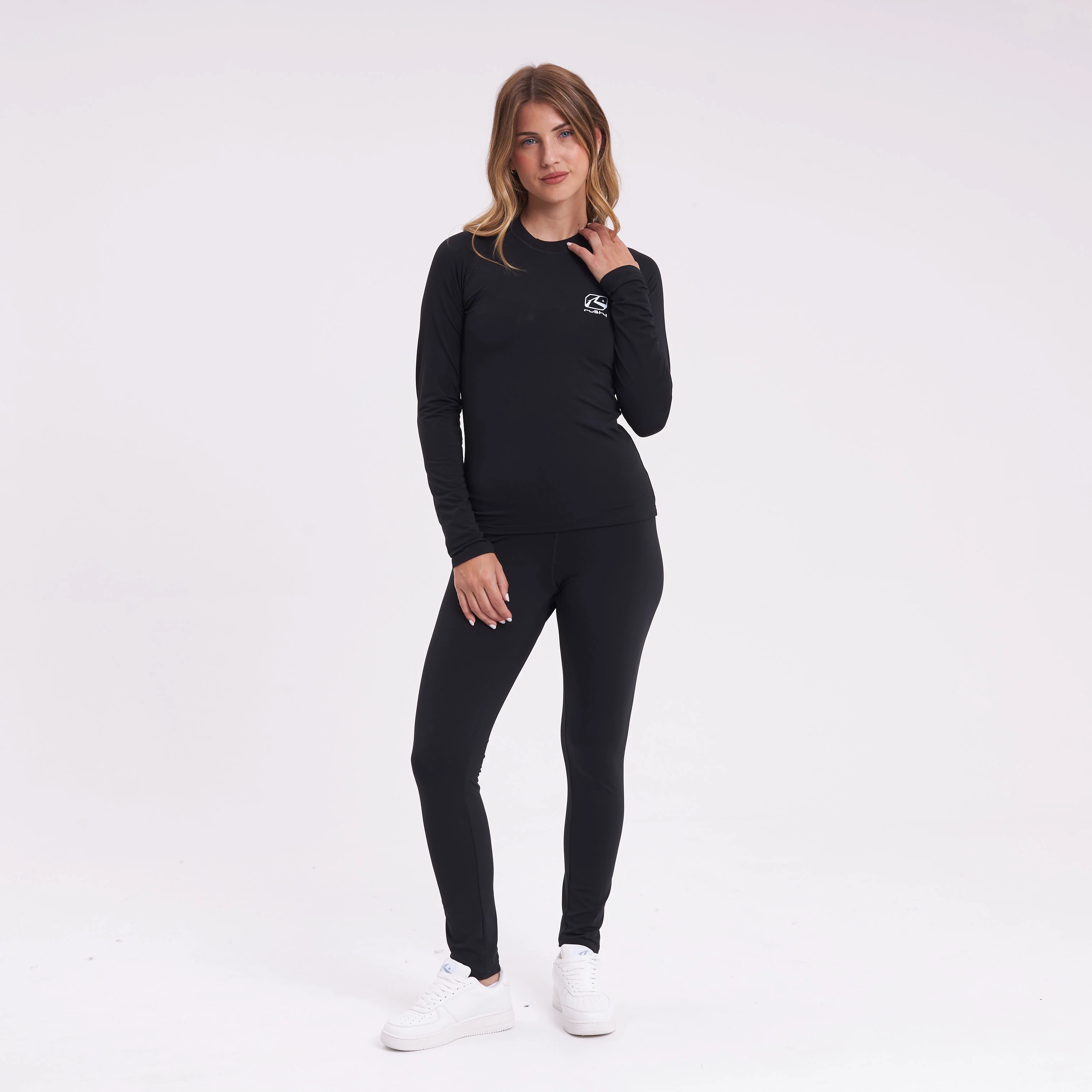 Remera Térmica Rusty Sense Base Layer Top Ld Black - Image 5