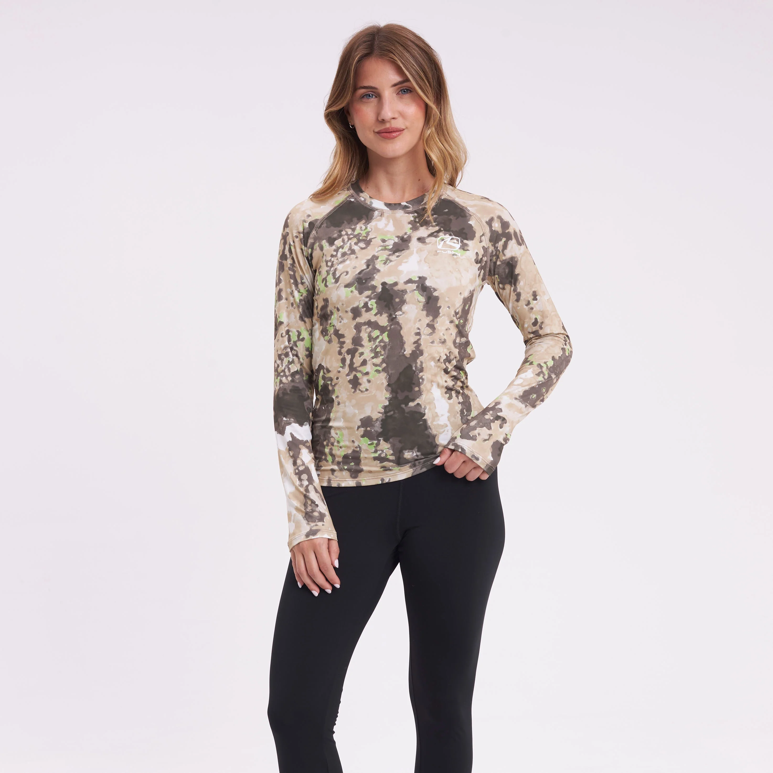 Remera Térmica Rusty Sense Base Layer Top Ld Camo