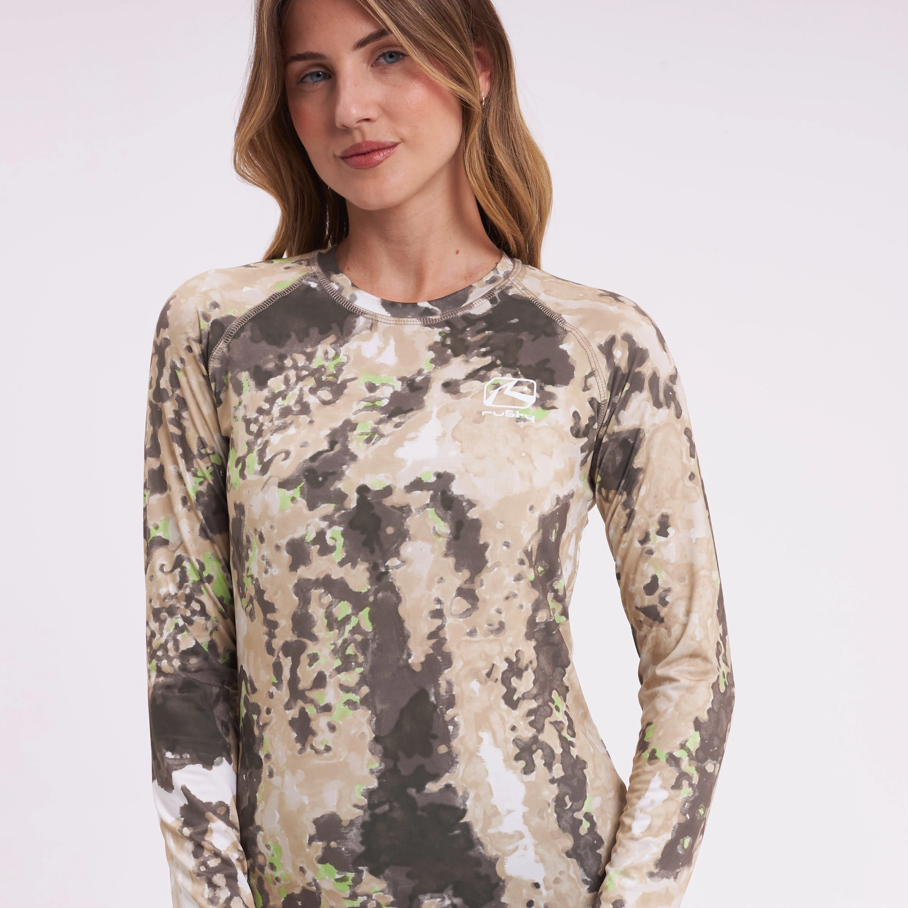 Remera Térmica Rusty Sense Base Layer Top Ld Camo - Image 4