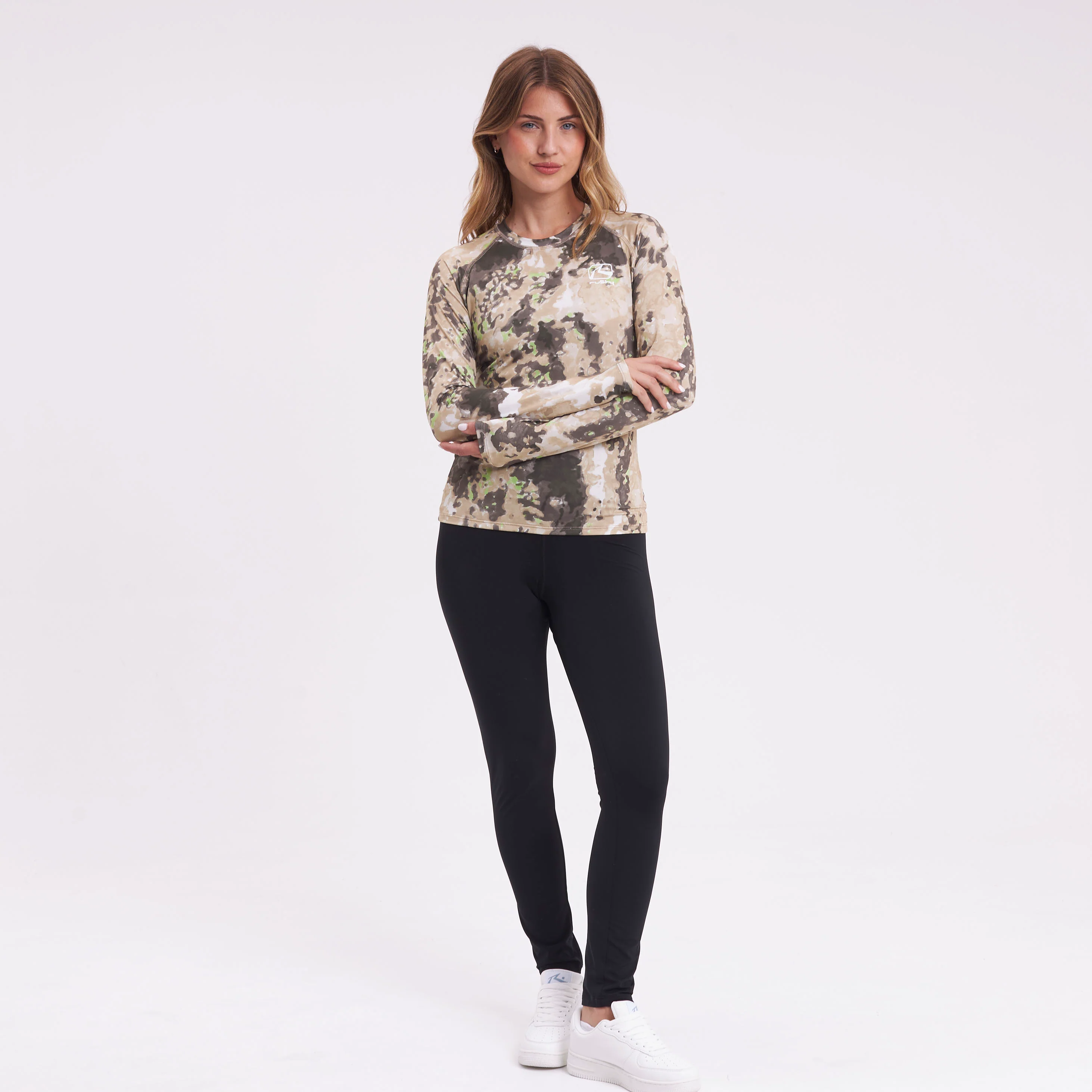 Remera Térmica Rusty Sense Base Layer Top Ld Camo - Image 7