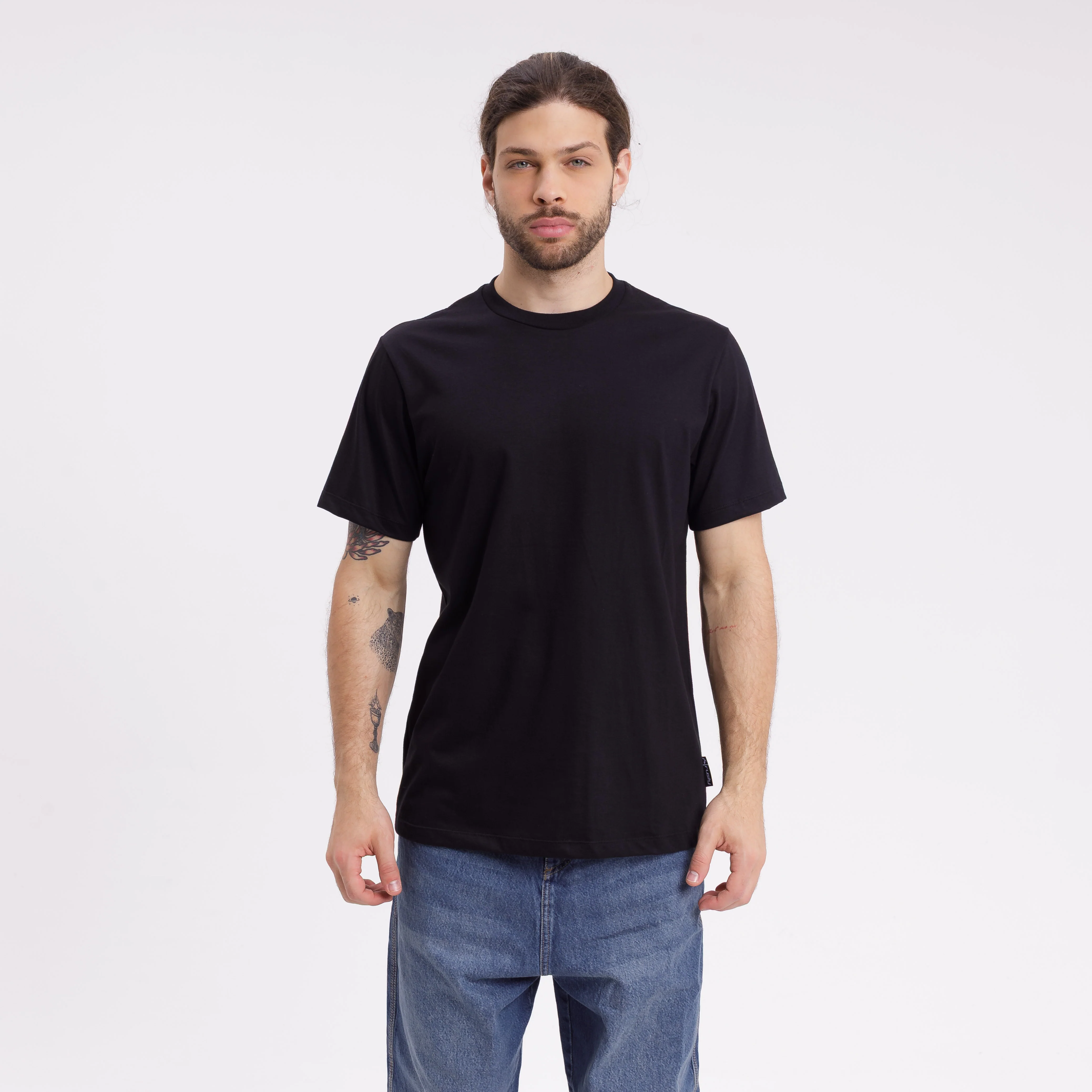 Remera Hombre Rusty Pack 2x1 All Night Blanco Y Negro - Image 5