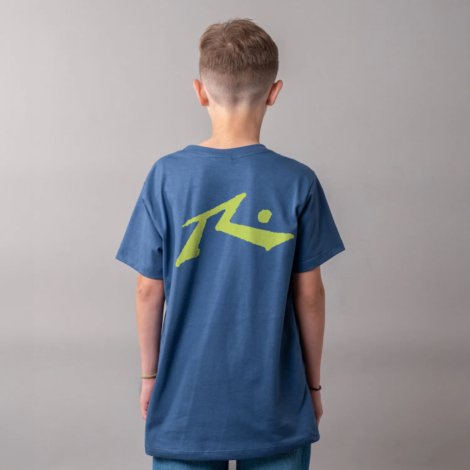 Remera Rusty Competition Jr Atlantic Blue/Lemon - Image 3