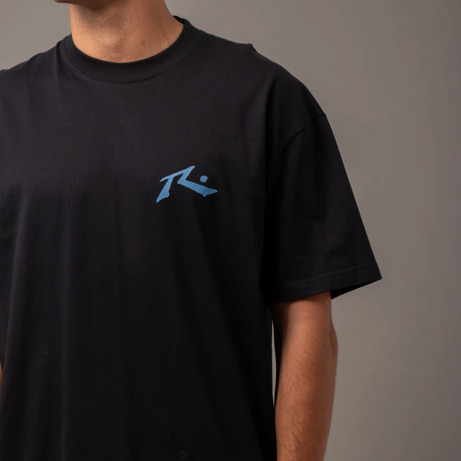 Remera Rusty Competition X Black/Atlantic Blue - Image 4