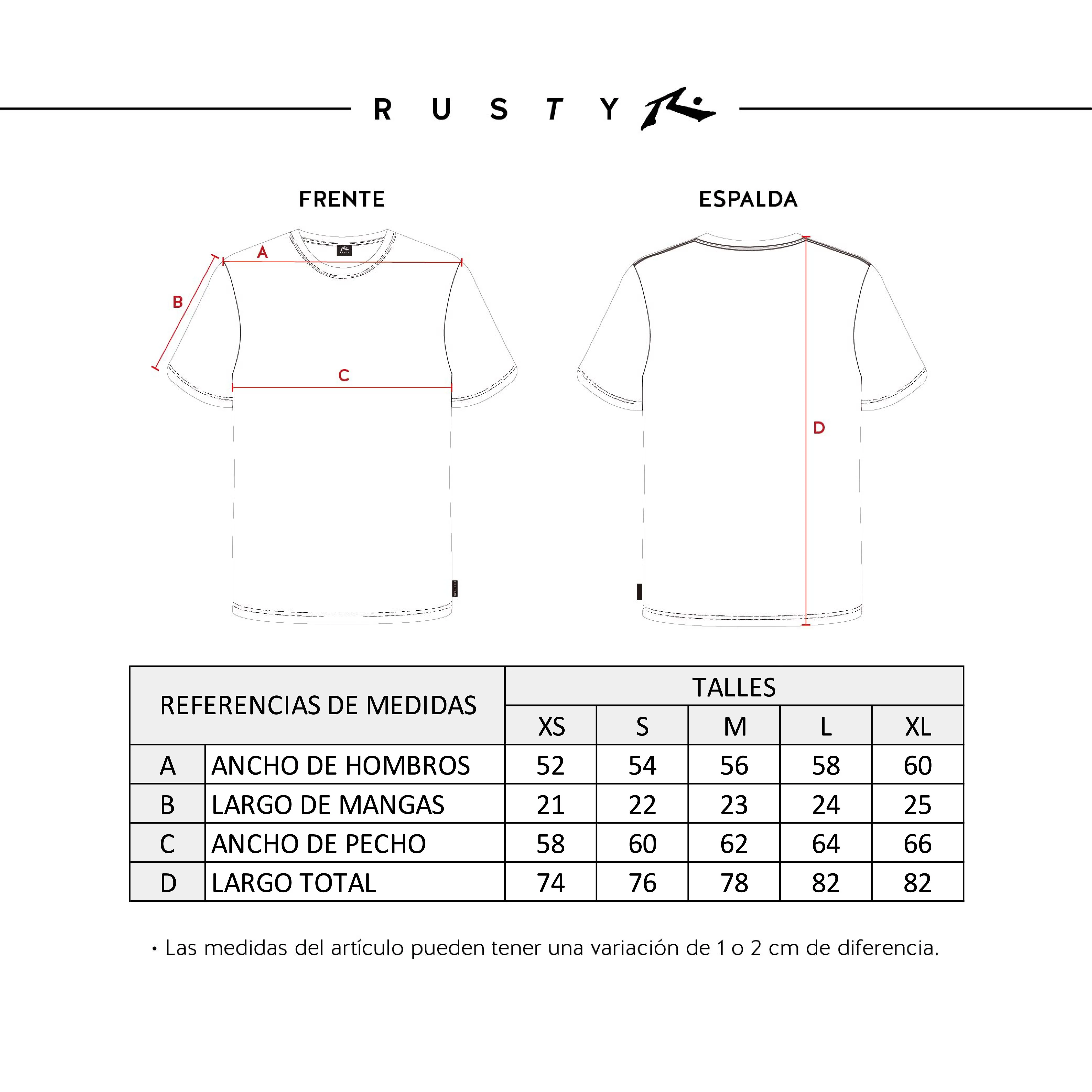 Remera Rusty Comp Revolution Black - Image 5