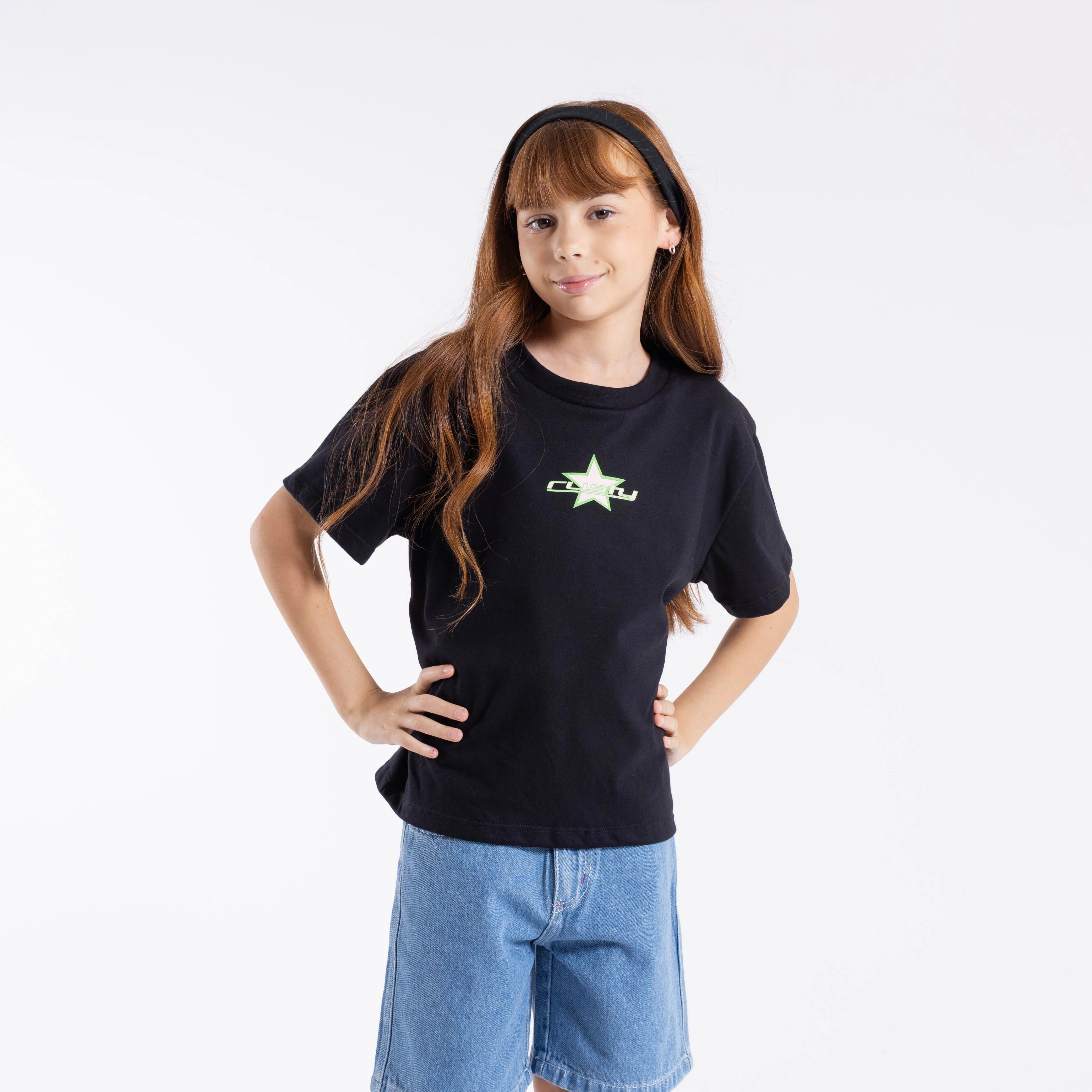 Remera Mc Rusty Heart Relaxed Tee Girls Black - Image 2