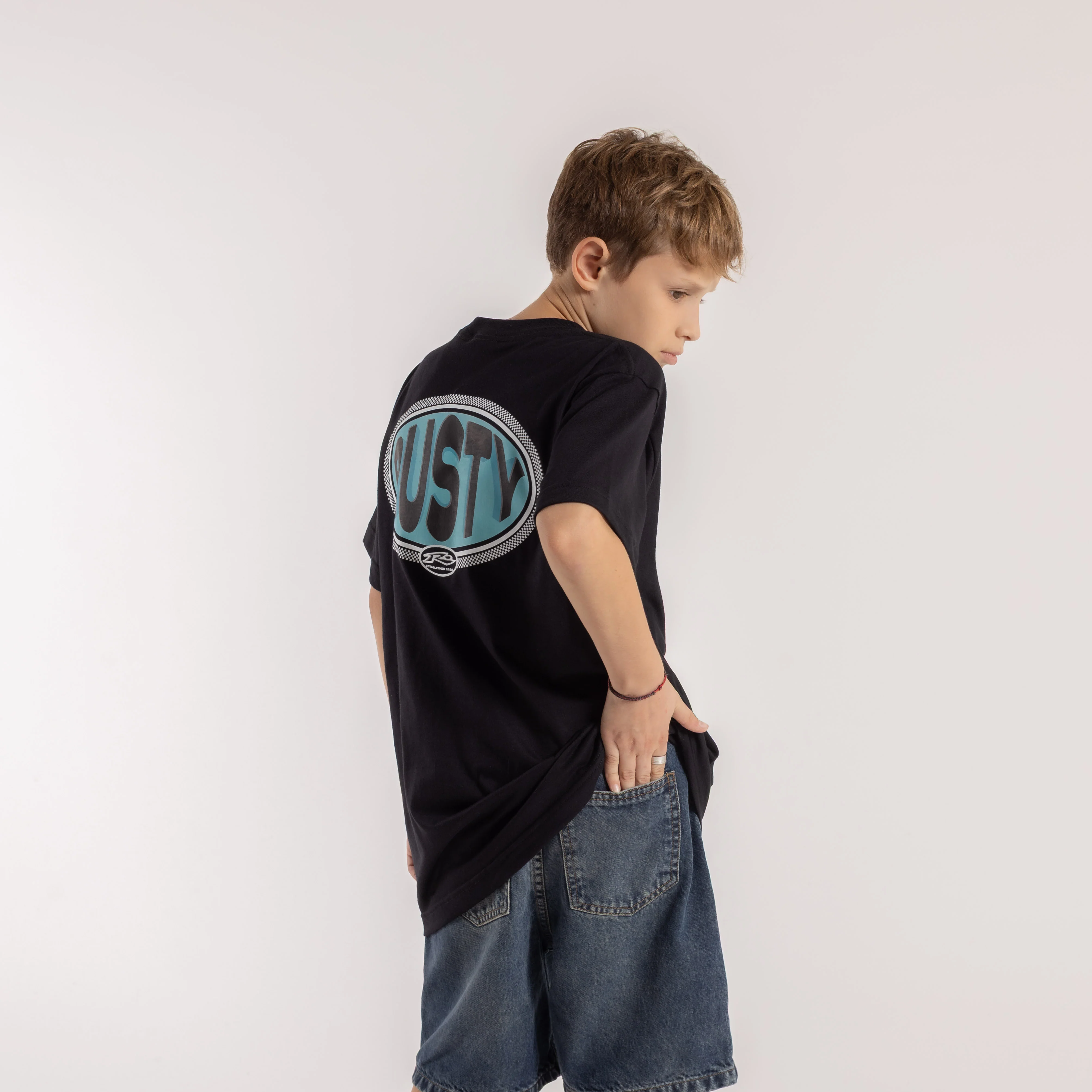 Remera Mc Rusty Highway 405 Tee Jr Black - Image 3