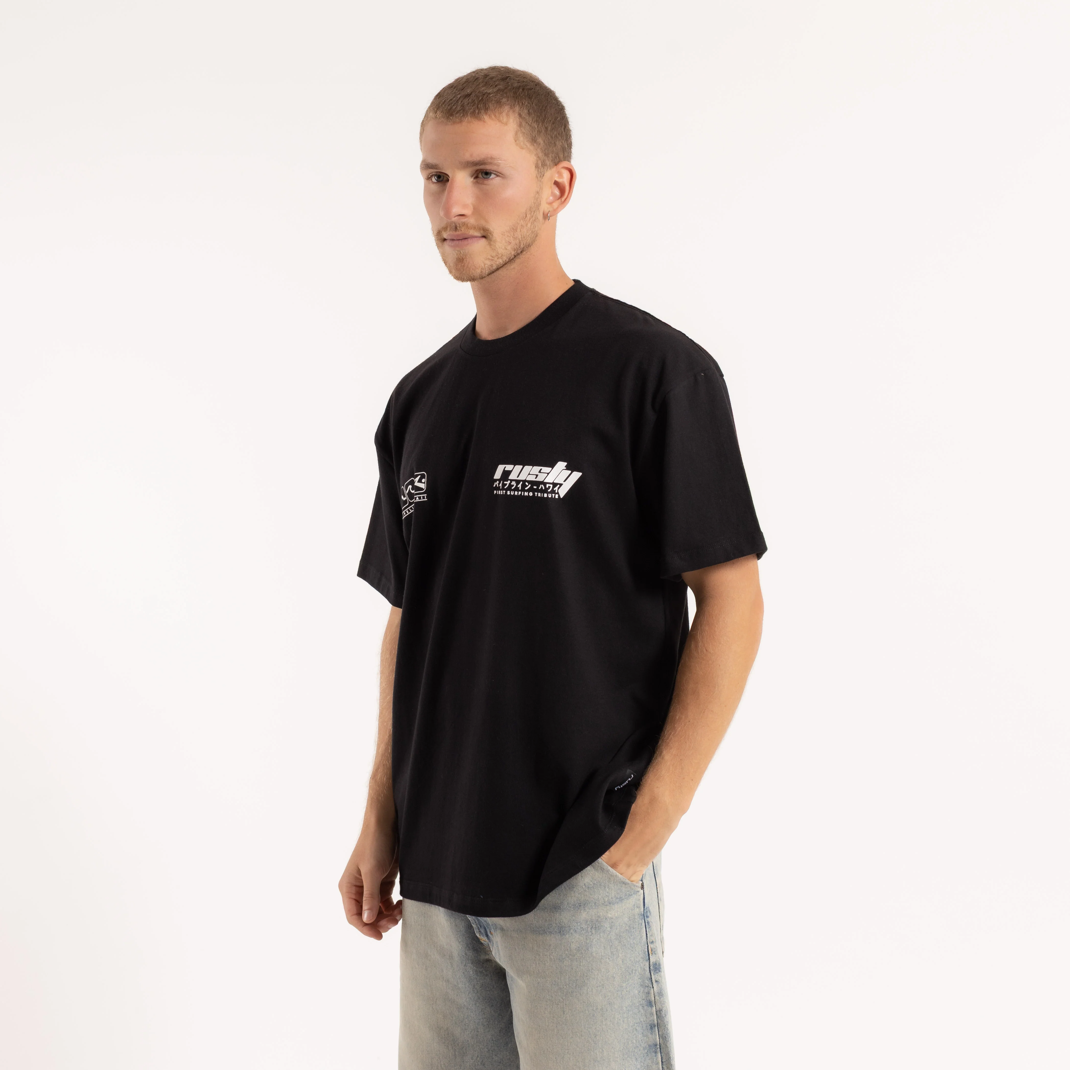 Remera Mc Rusty Kagoshima Tee Black - Image 3