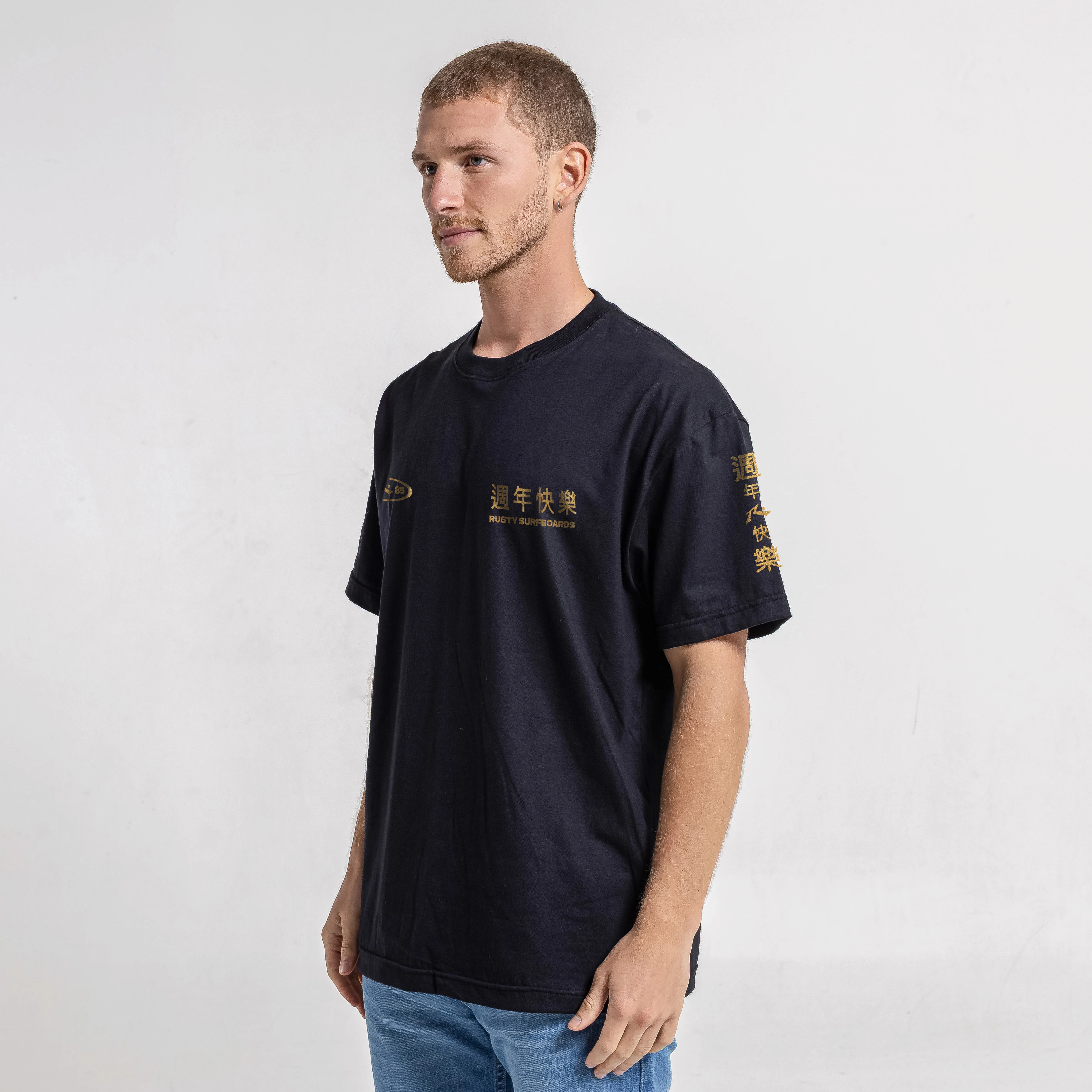 Remera Mc Rusty Many Waves Tee Black - Image 2