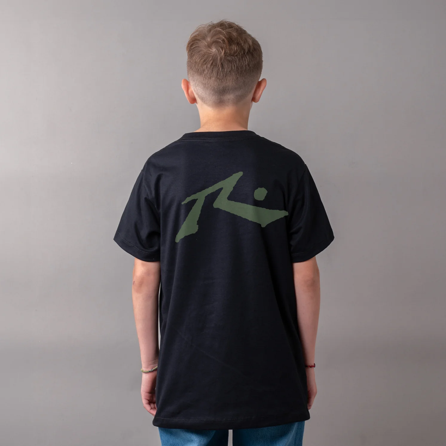Remera Rusty Competition Jr Black/Military Green - Image 2