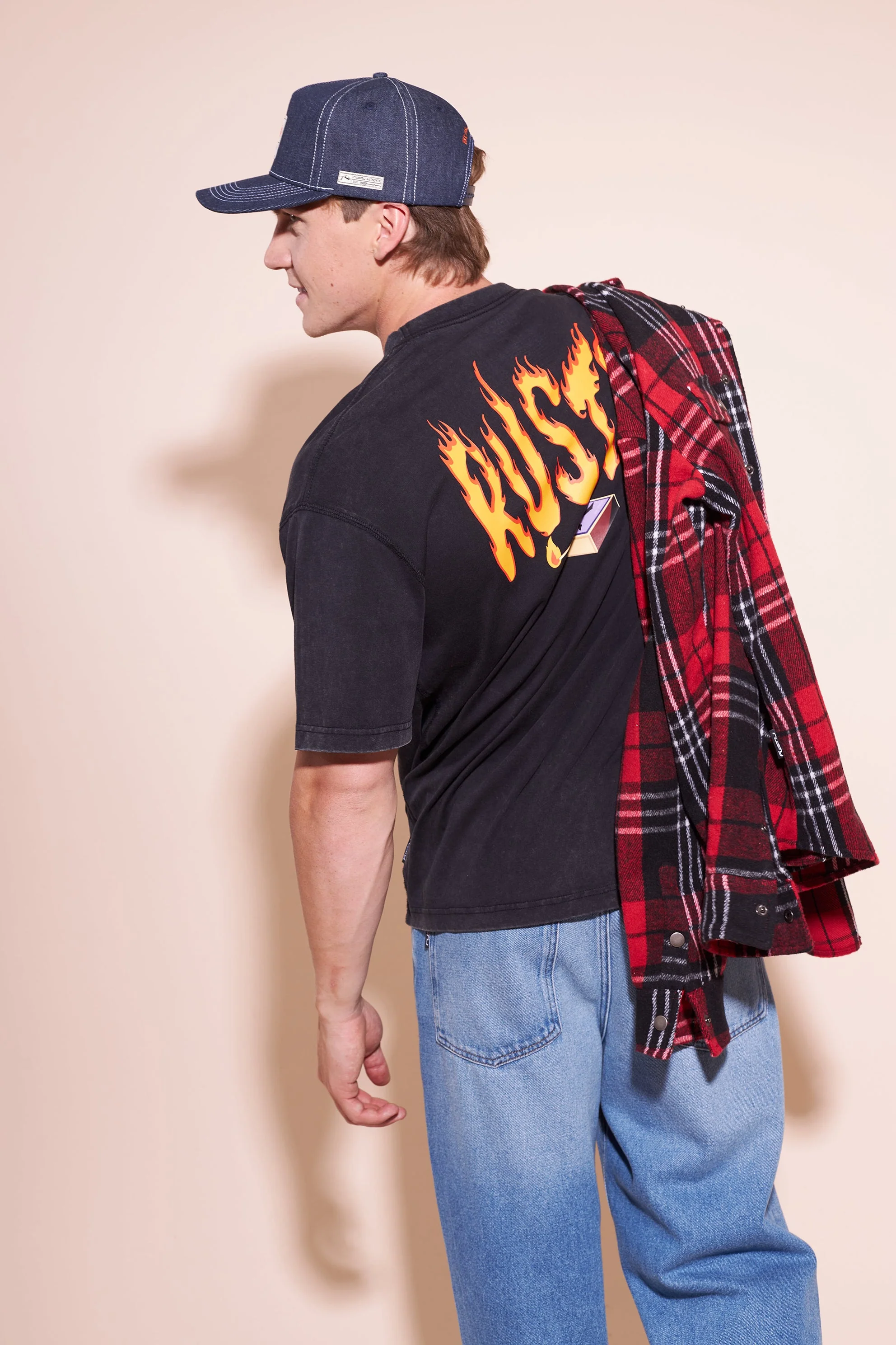 Remera Mc Rusty On Fire Tee Black - Image 5