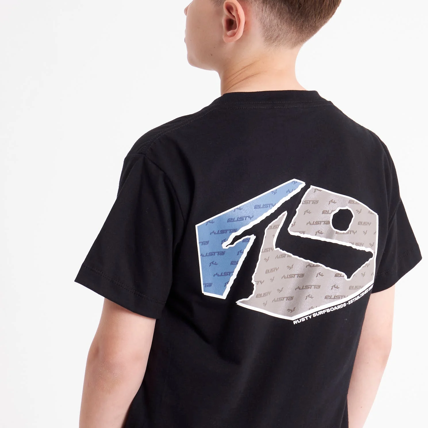 Remera Mc Rusty Phenom 4 Tee Jr Black - Image 3