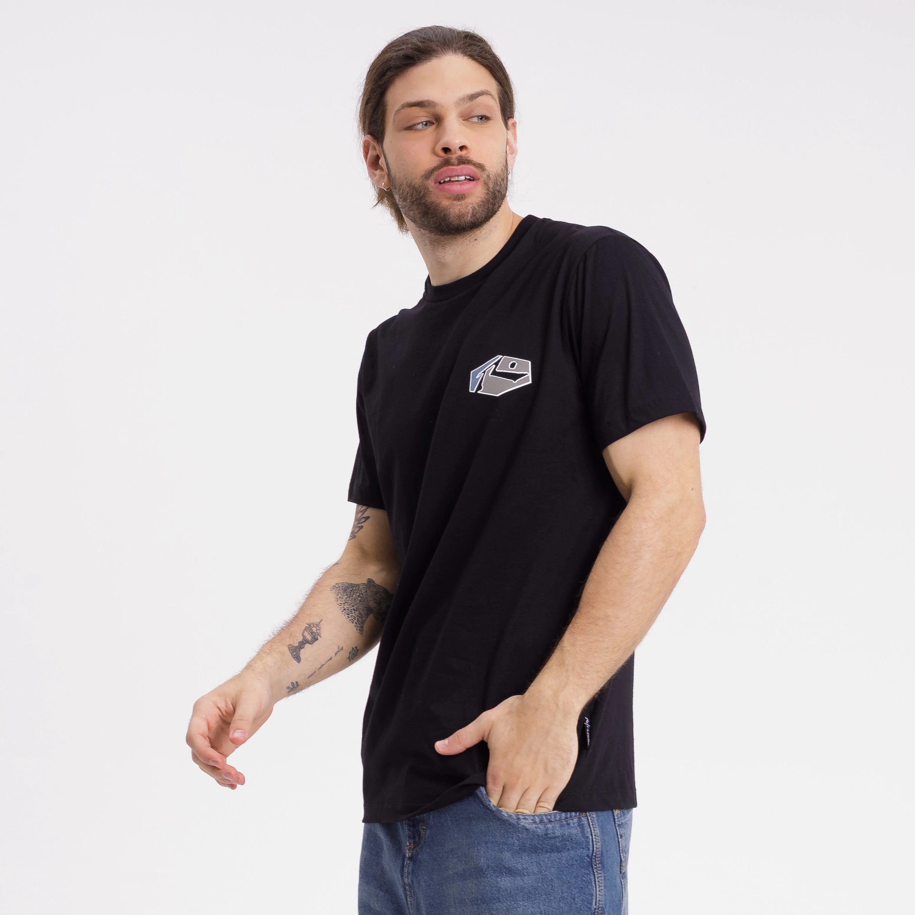 Remera Mc Rusty Phenom 4 Tee Black - Image 3