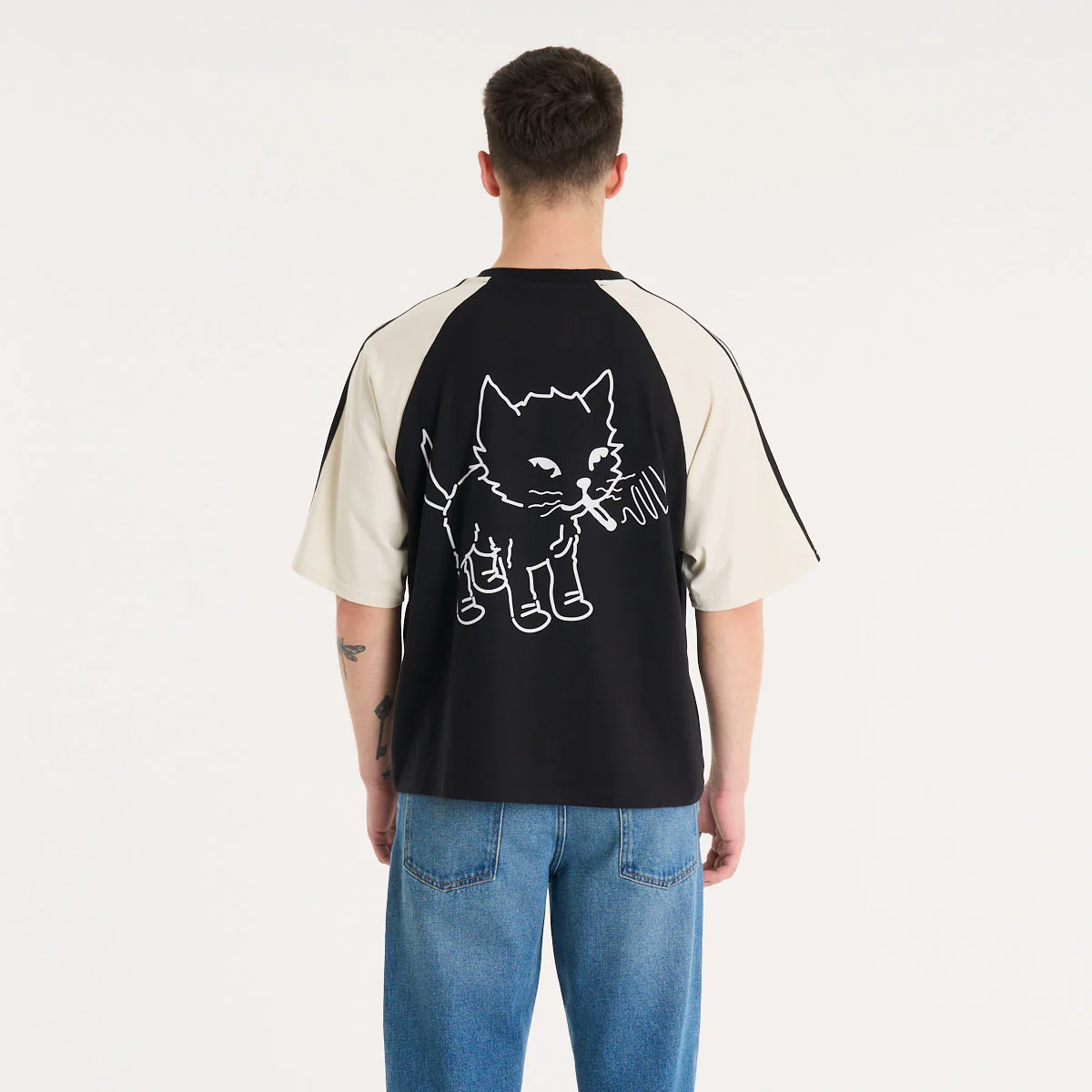 Remera Mc Vulk Rebel Cat Tee Black - Image 11