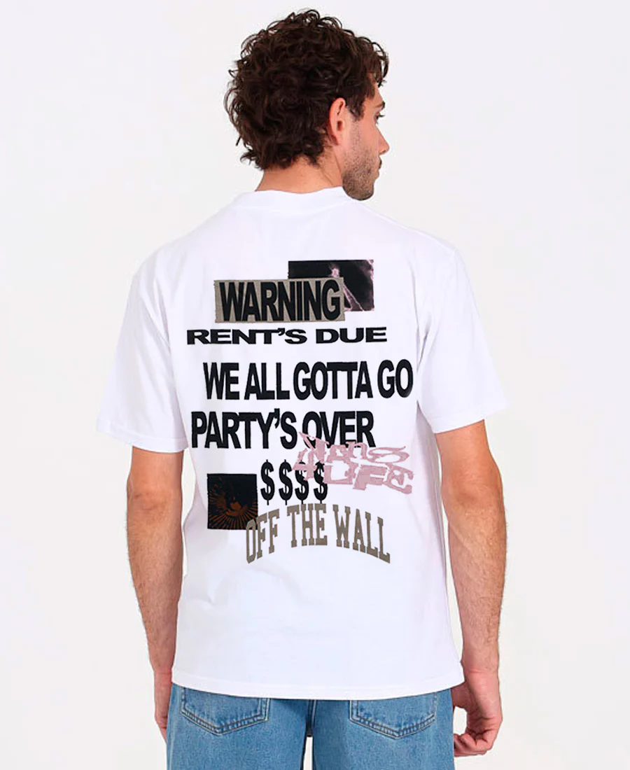 Remera Mc Vans Warning Signs 4 Life Ss Blanco - Image 2
