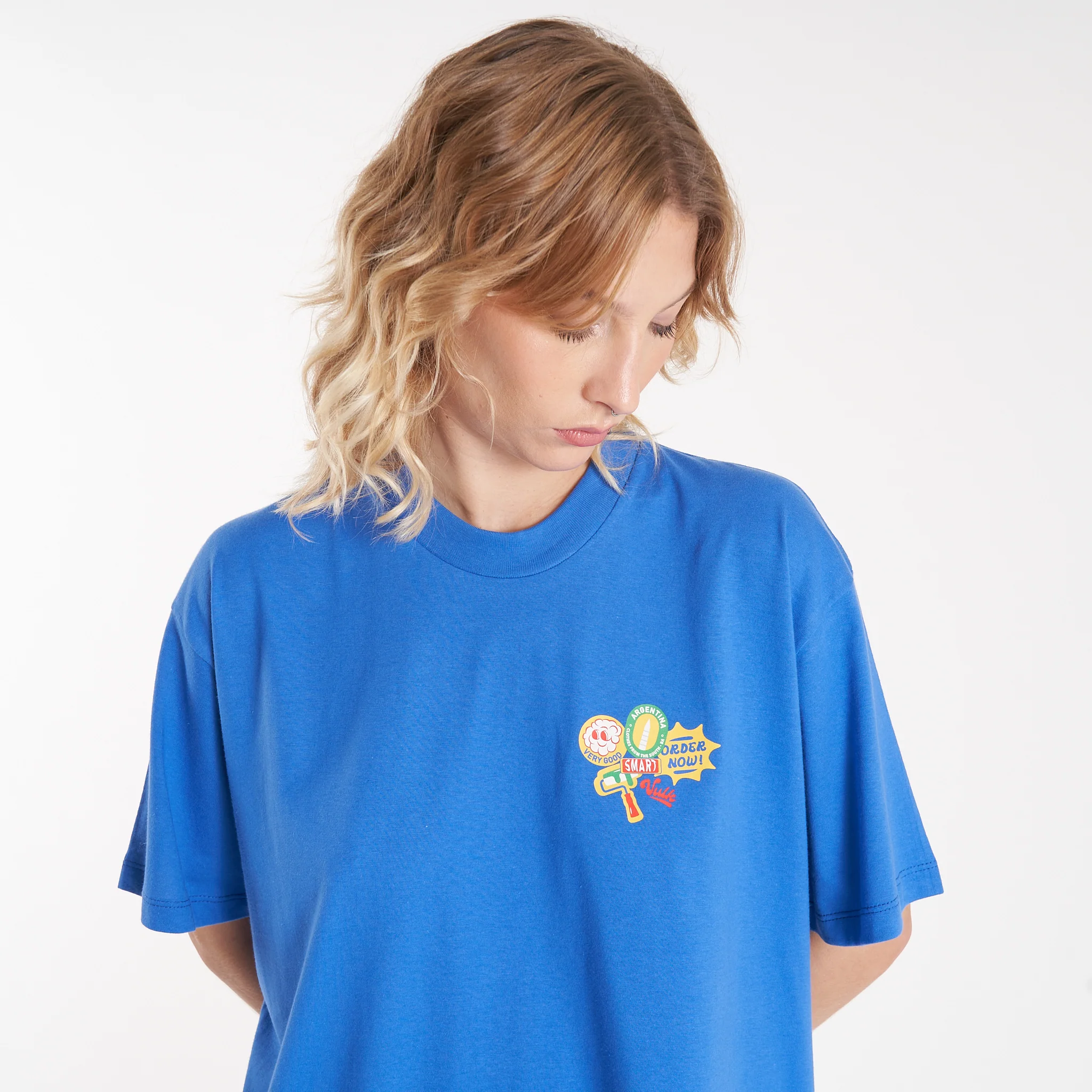Remera Mc Vulk Support Tee Blue - Image 3