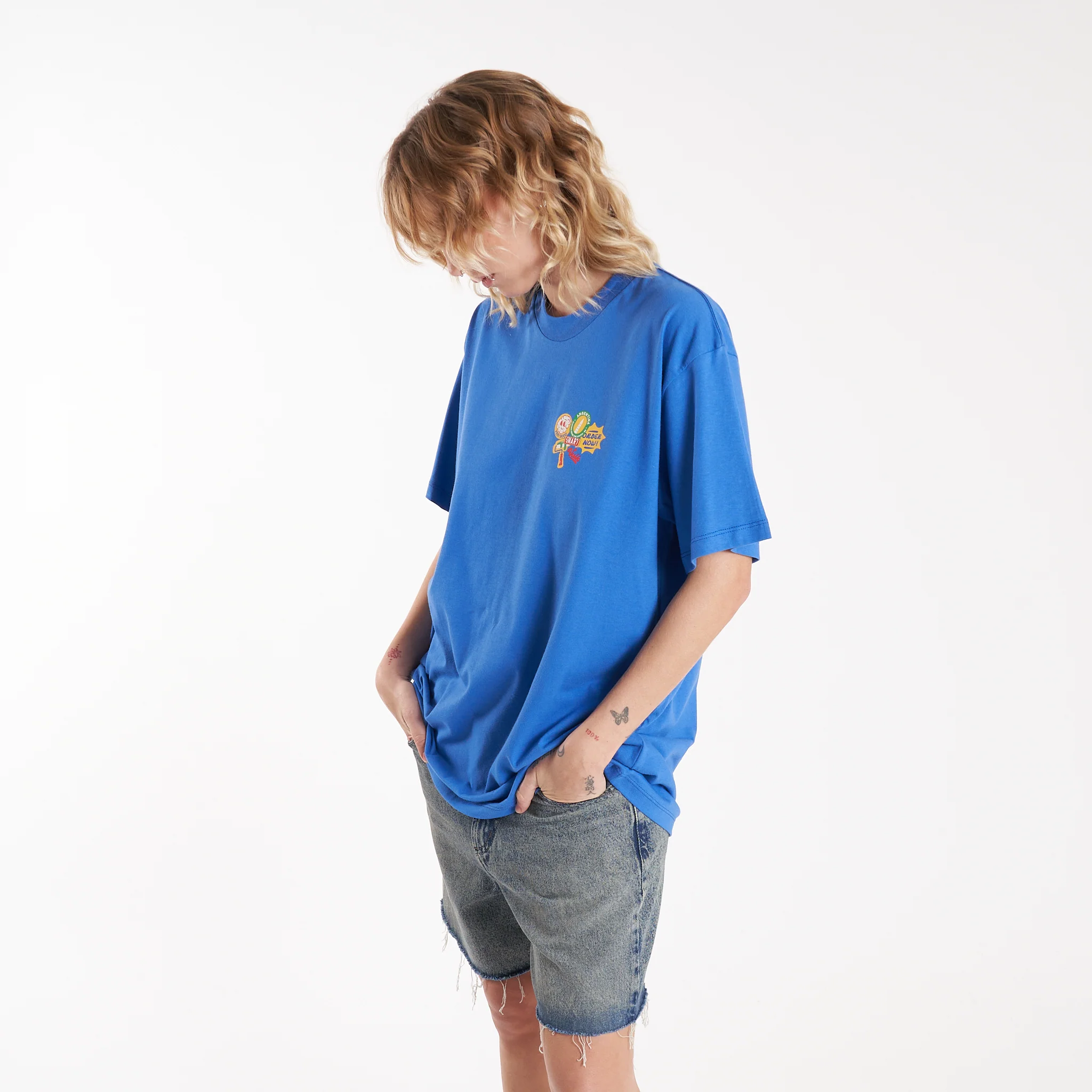 Remera Mc Vulk Support Tee Blue - Image 5