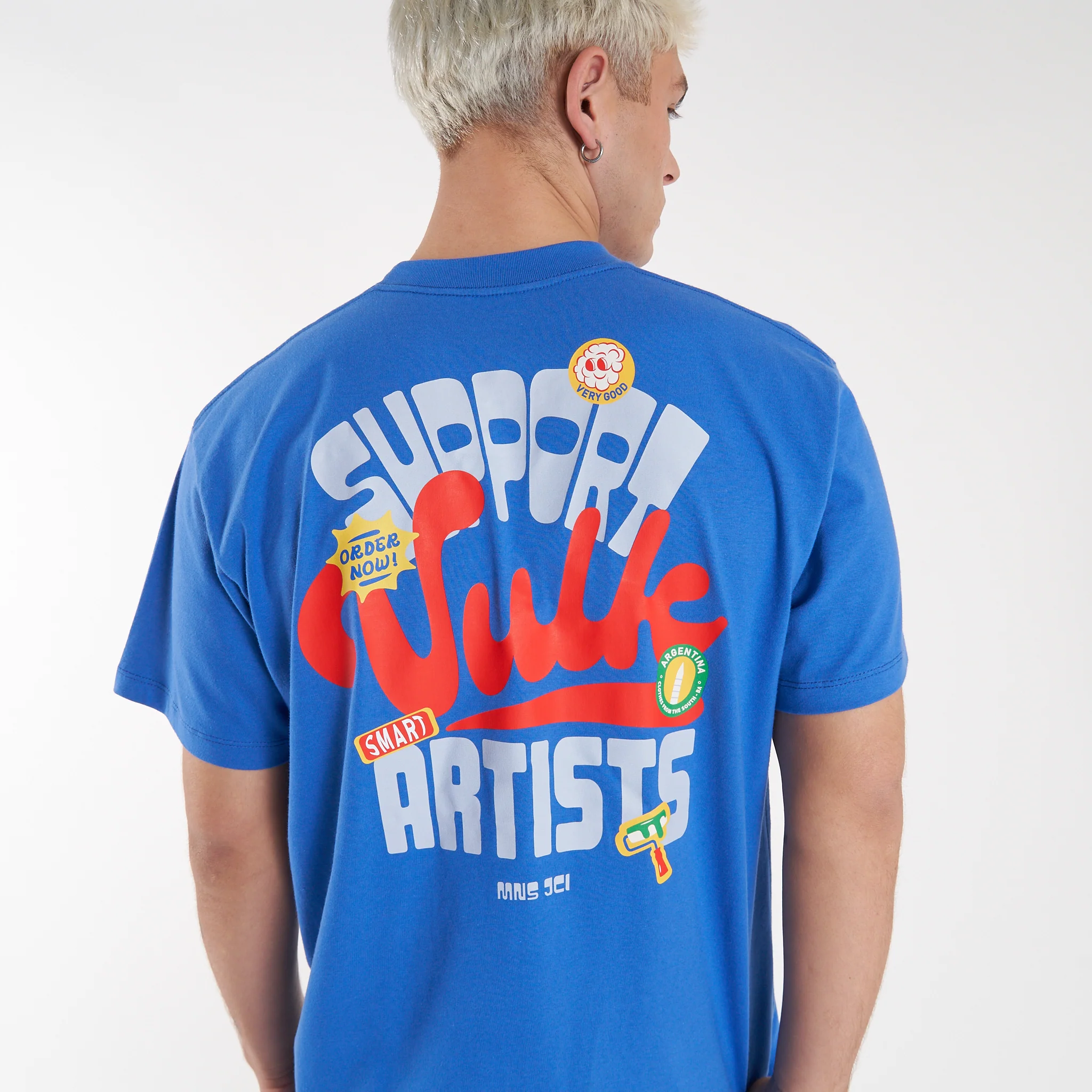 Remera Mc Vulk Support Tee Blue - Image 8