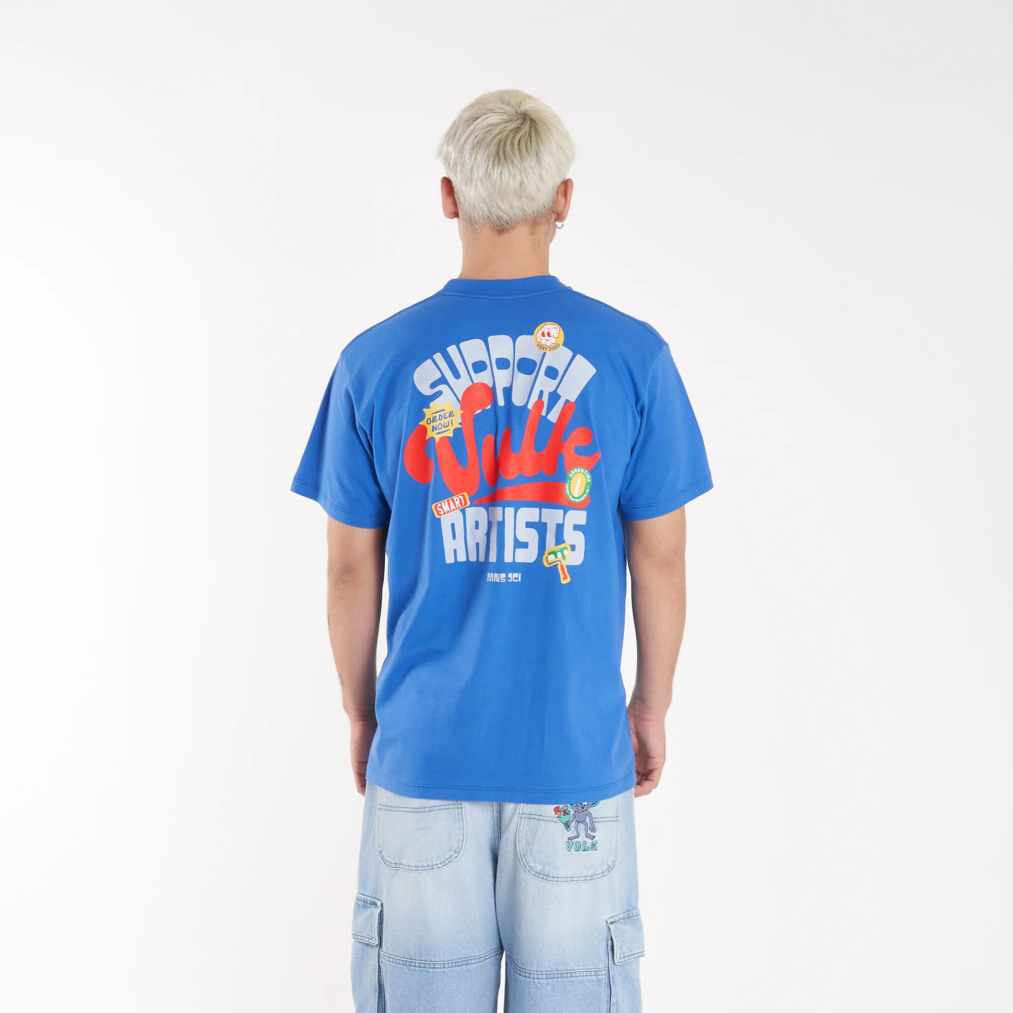 Remera Mc Vulk Support Tee Blue - Image 9