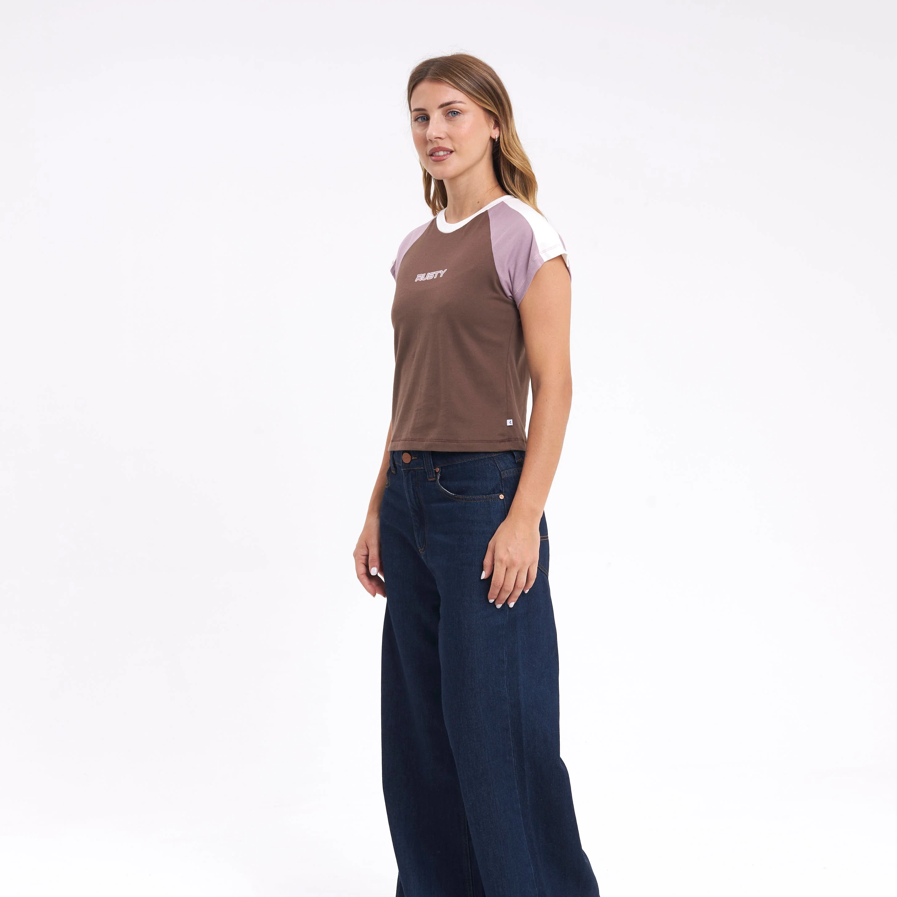 Remera Mc Rusty Bradley Mini Cap Sleeve Tee Ld Chestnuit - Image 3