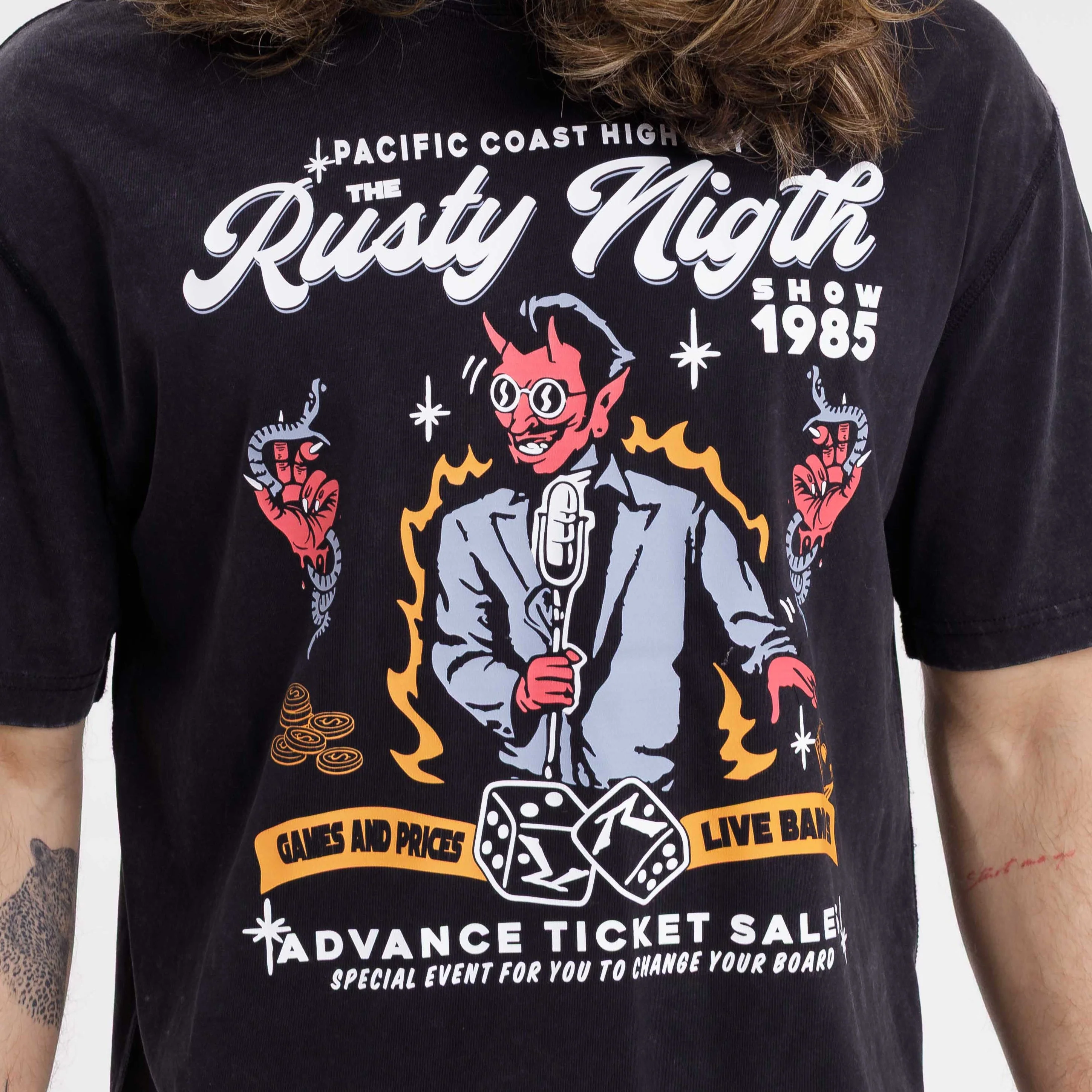 Remera Mc Rusty Perdition Tee Coal - Image 3