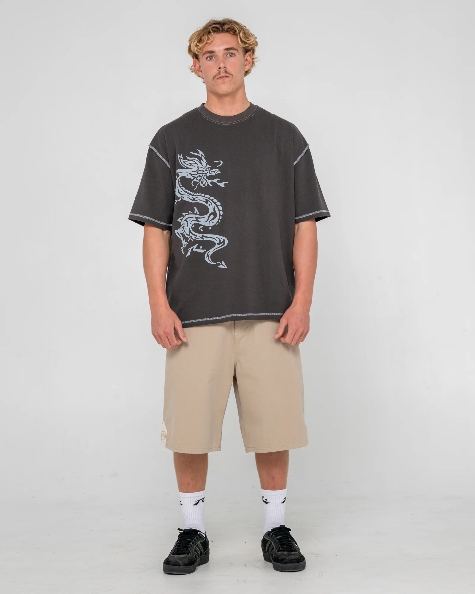 Remera Mc Rusty Spyro Short Sleeve Tee Coal - Image 4