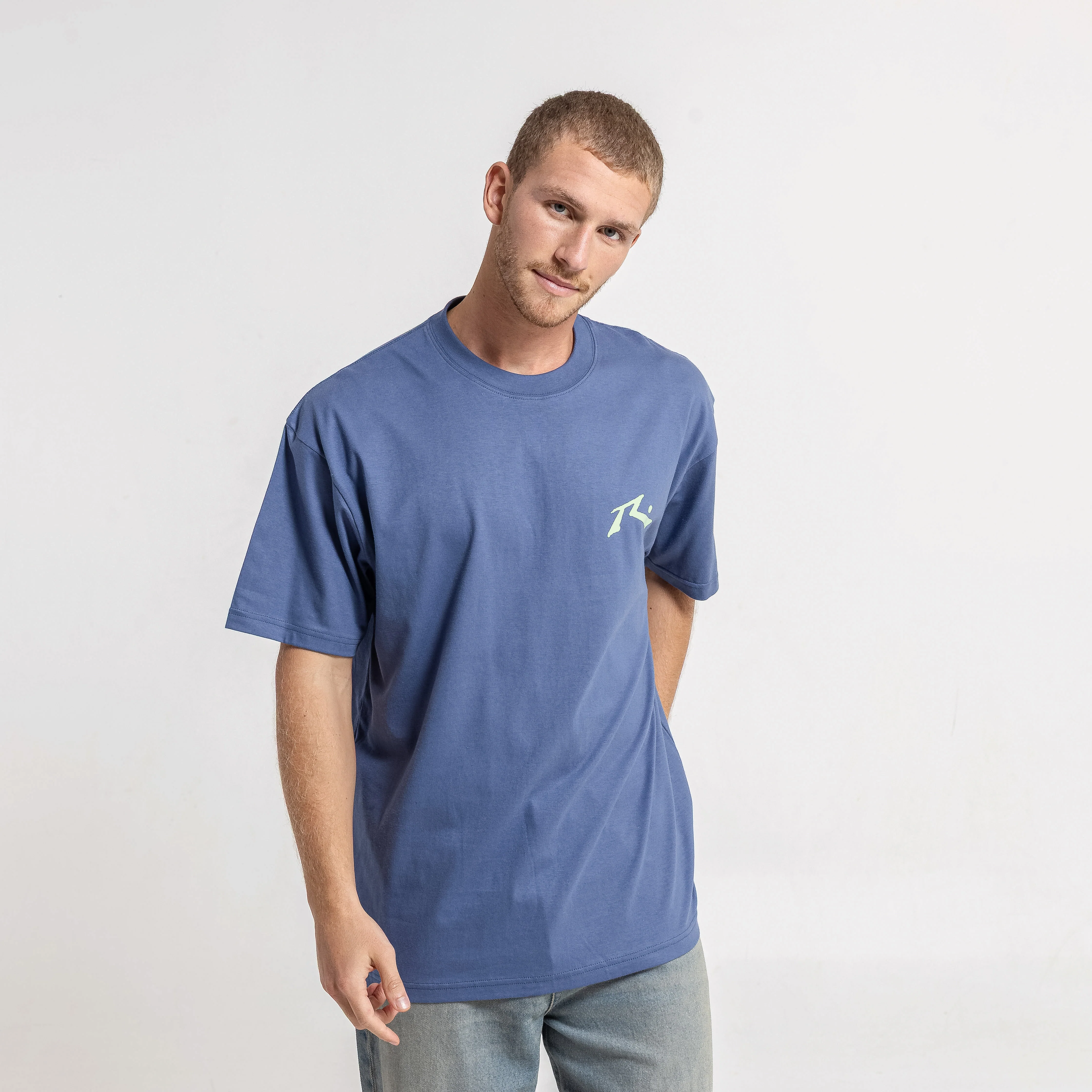 Remera Mc Rusty Competition V.2 Tee Denim Blue/Mint - Image 2