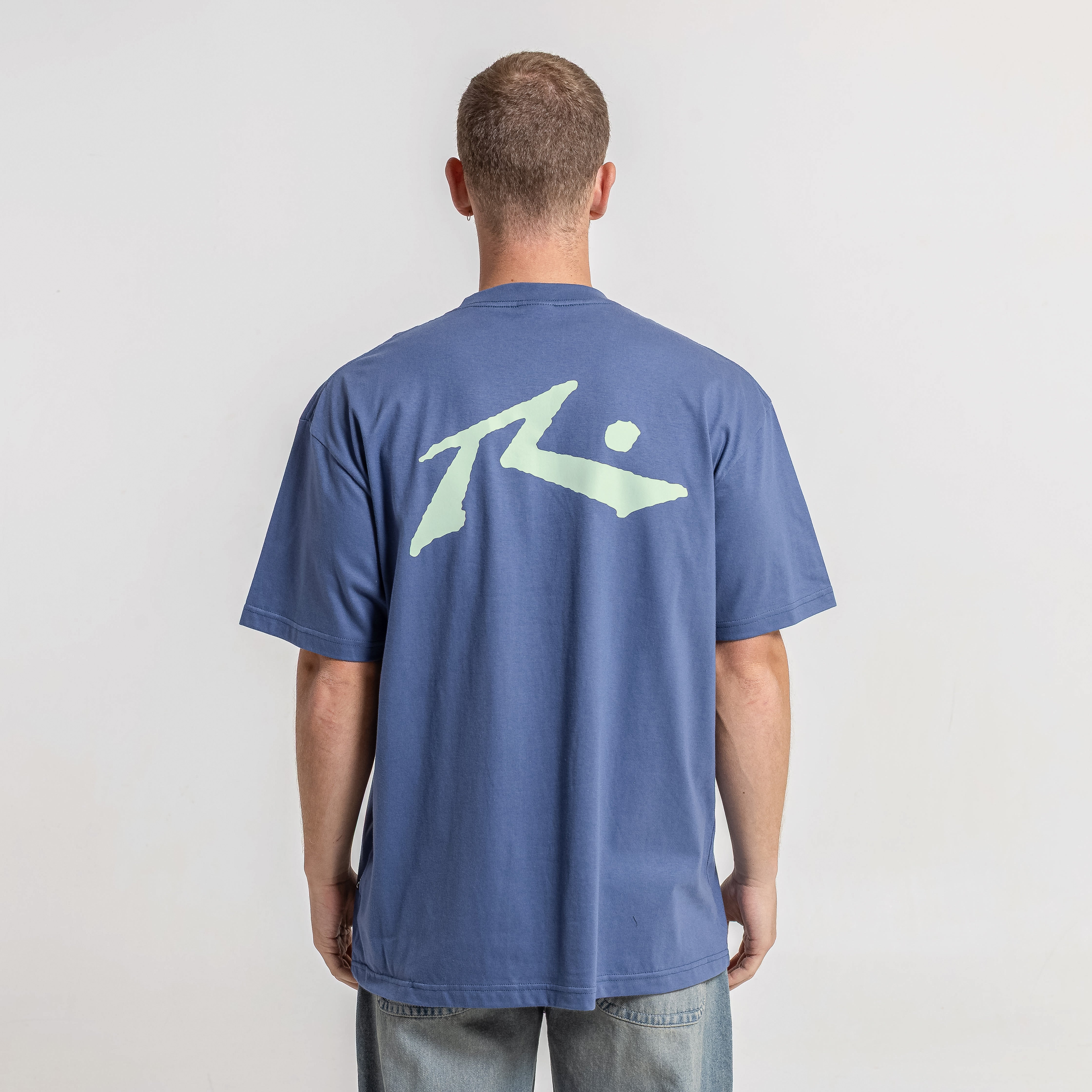 Remera Mc Rusty Competition V.2 Tee Denim Blue/Mint - Image 4