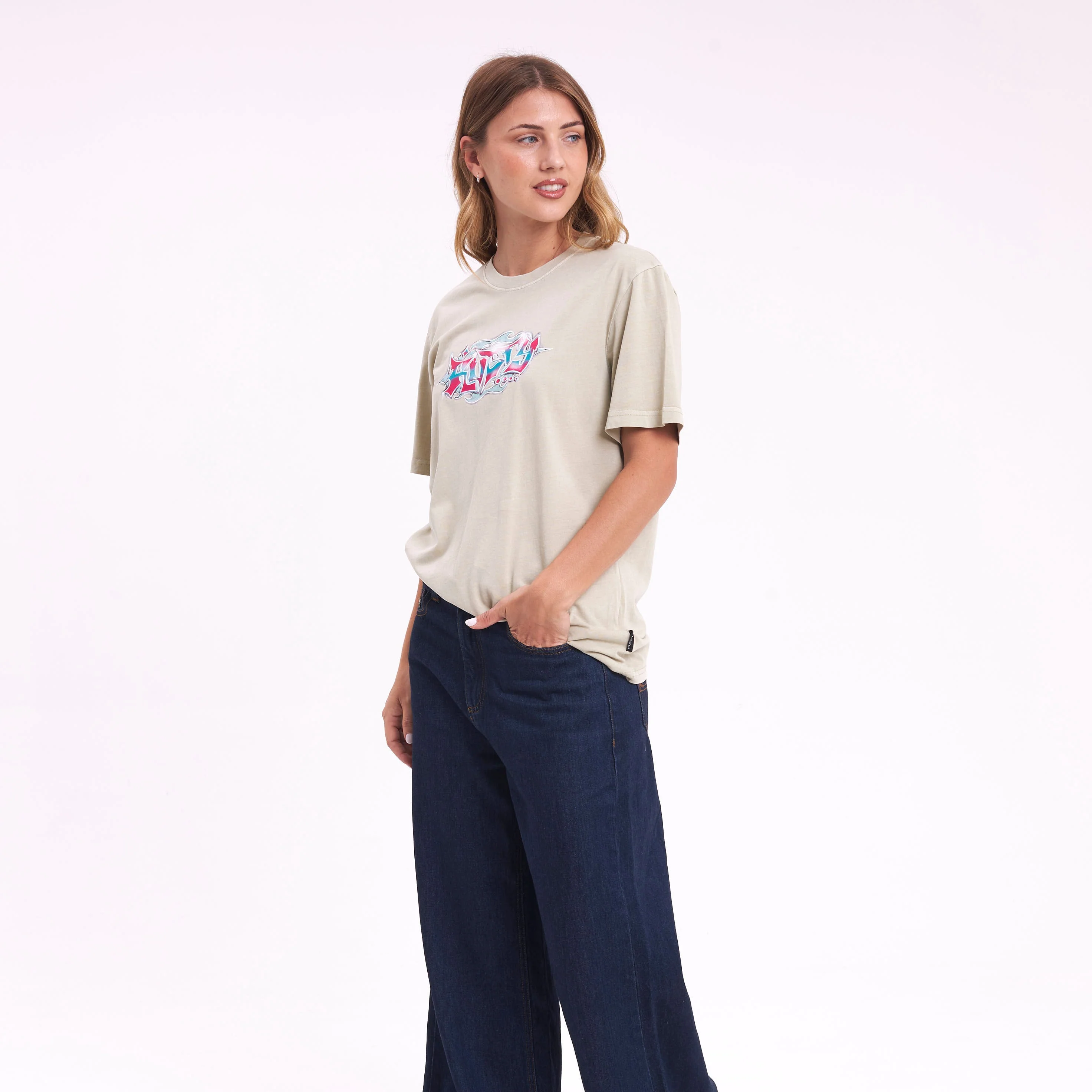 Remera Mc Rusty Diamond Flash Tee Ld Ecru - Image 2