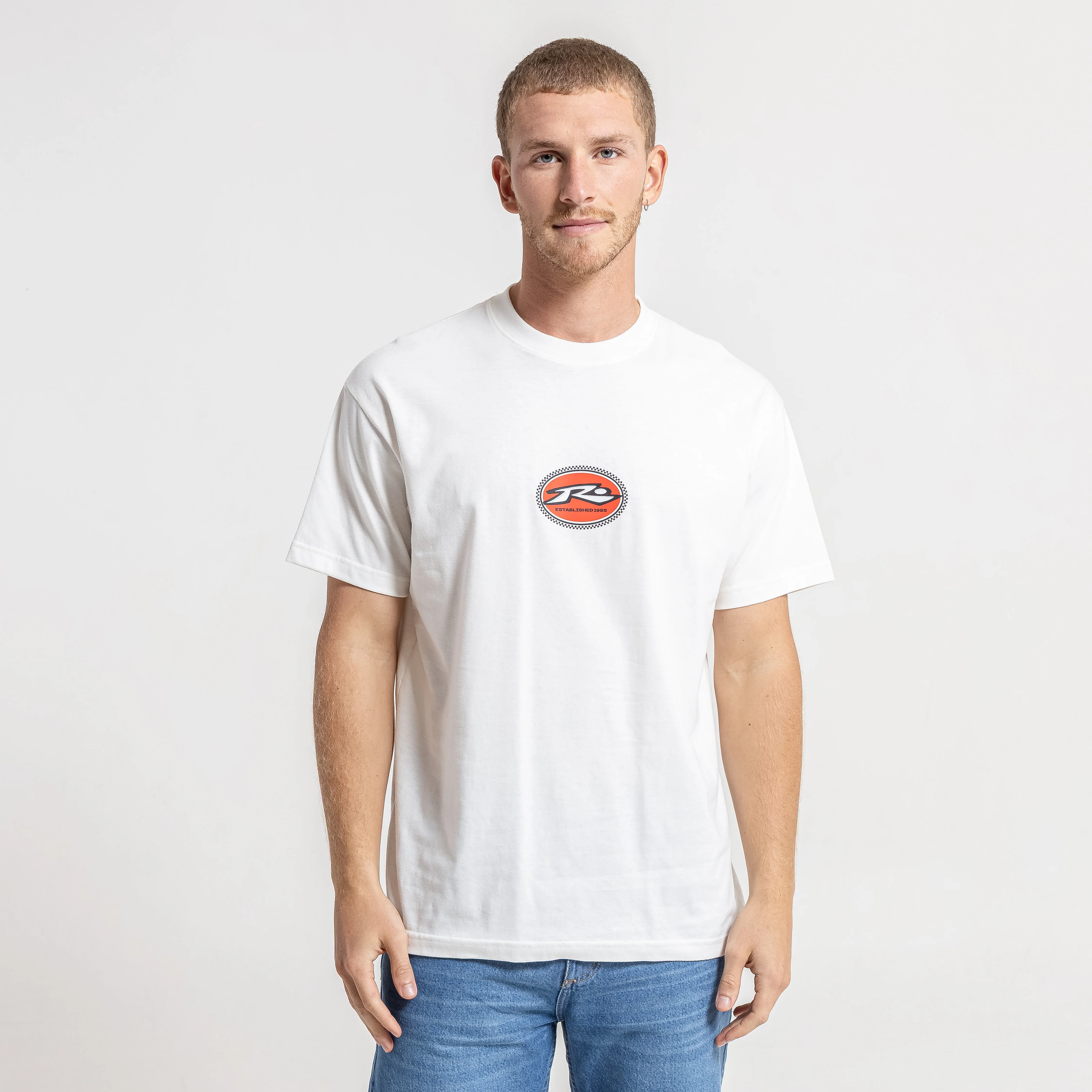 Remera Mc Rusty Highway 405 Tee Superbig Ecru