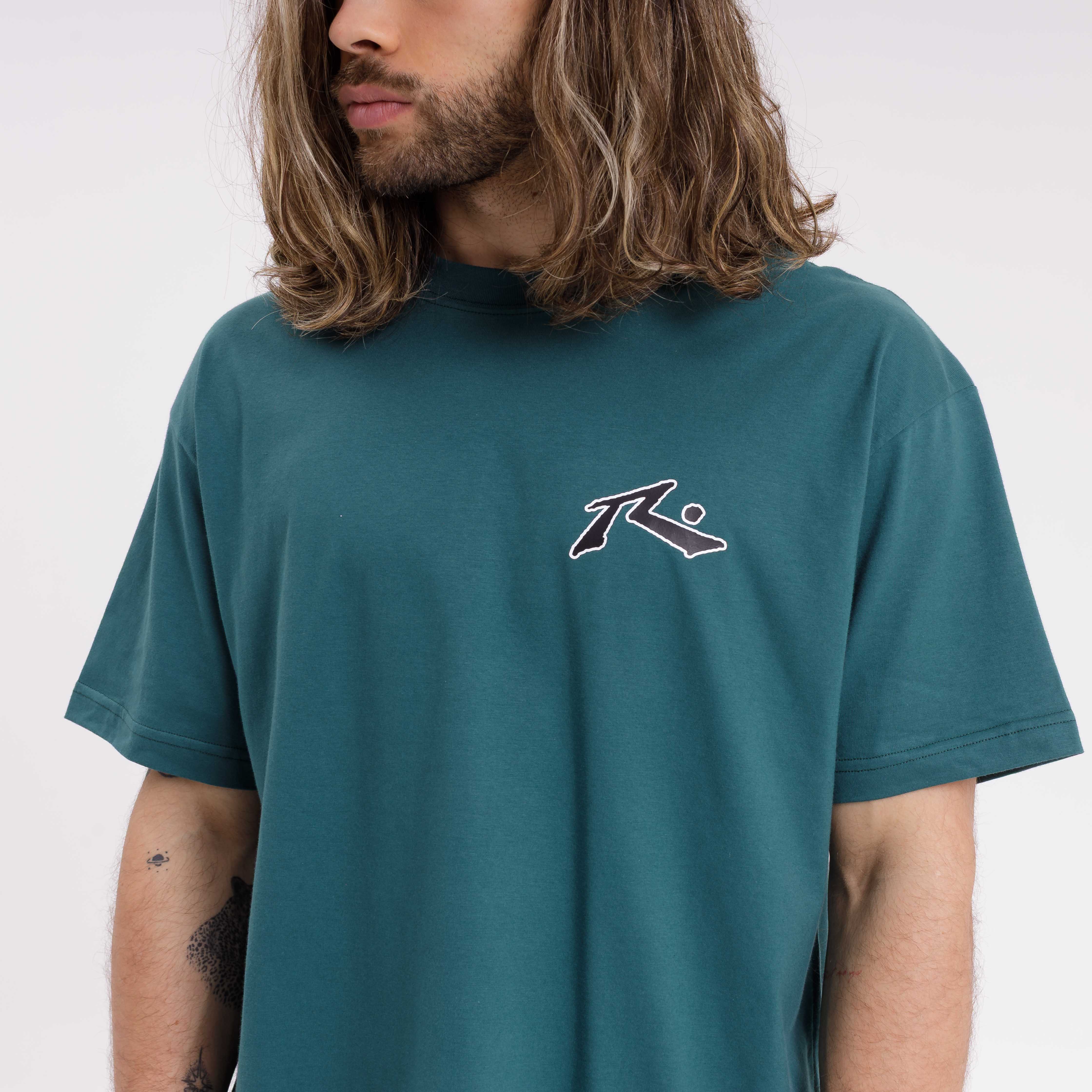 Remera Mc Rusty Competition 2.0 Tee Green B/Black - Image 4