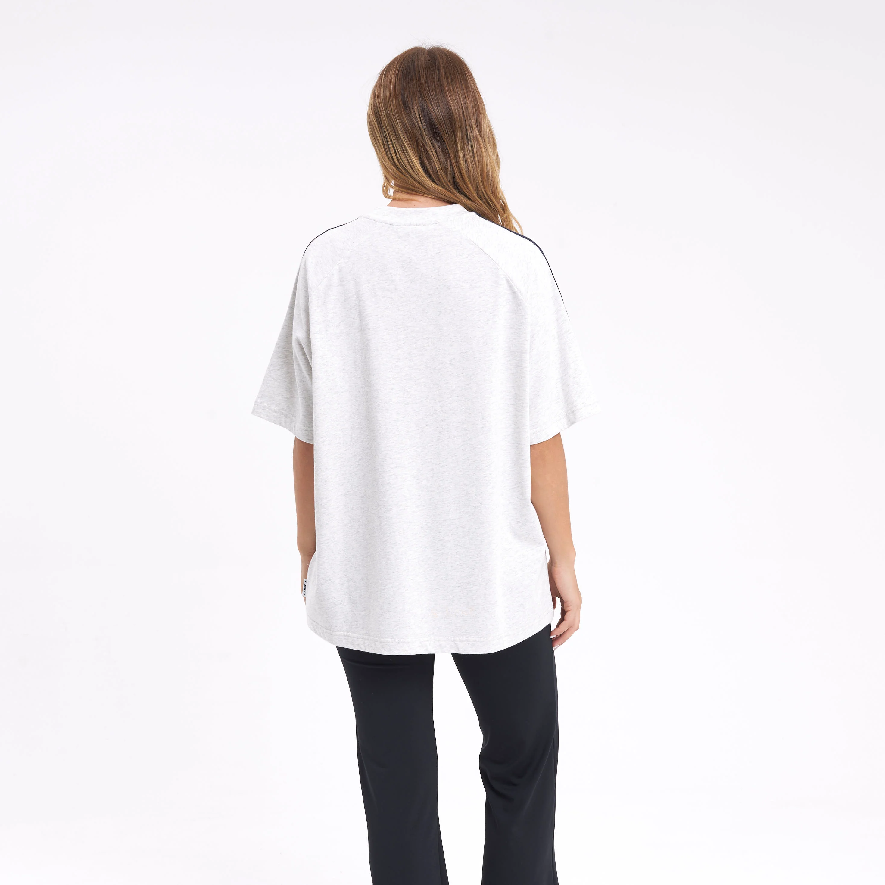 Remera Mc Rusty All Saint Collegiate Oversize Tee Ld Grey Marle - Image 8
