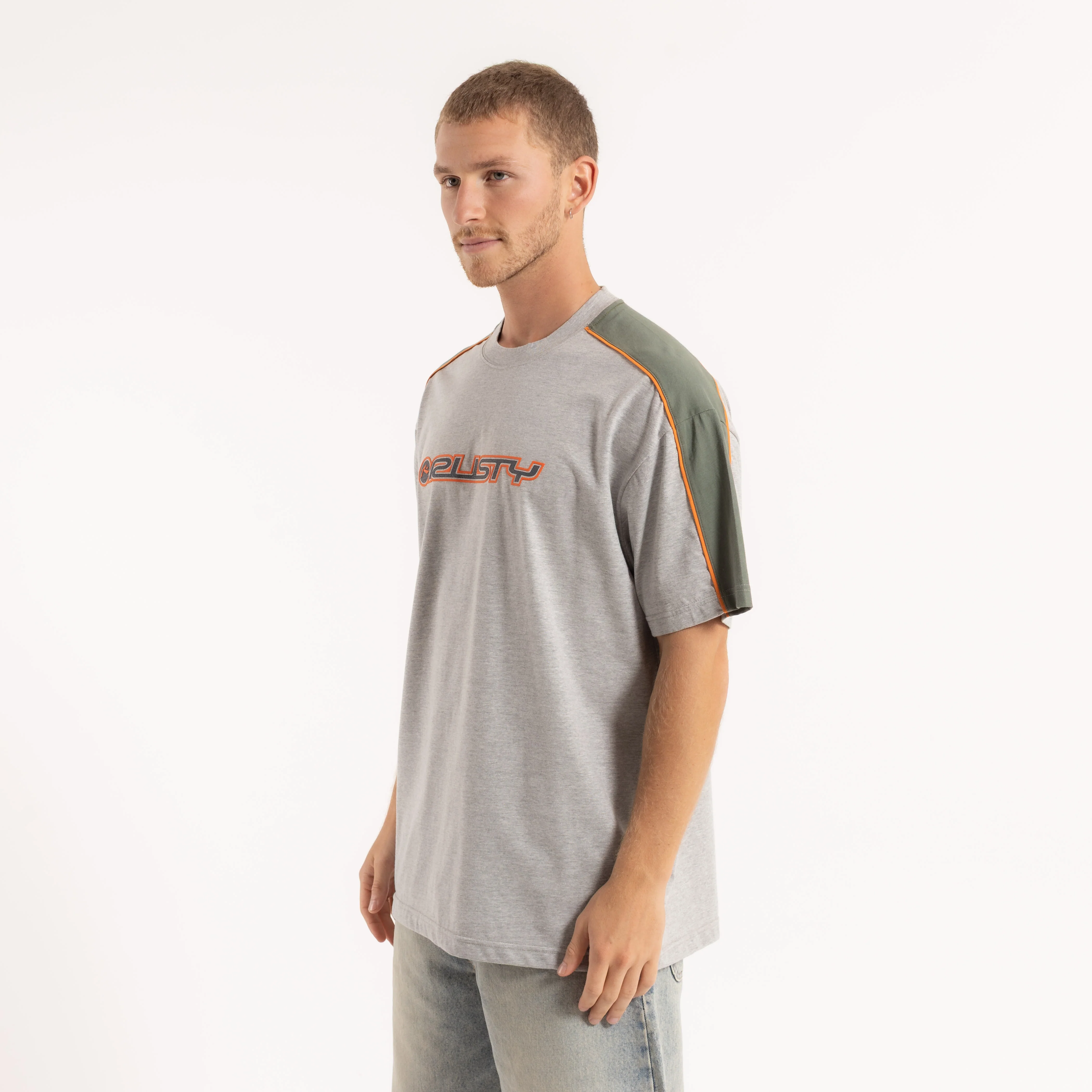 Remera Mc Rusty Alonso Serie 2 Tee Grey Marle - Image 3