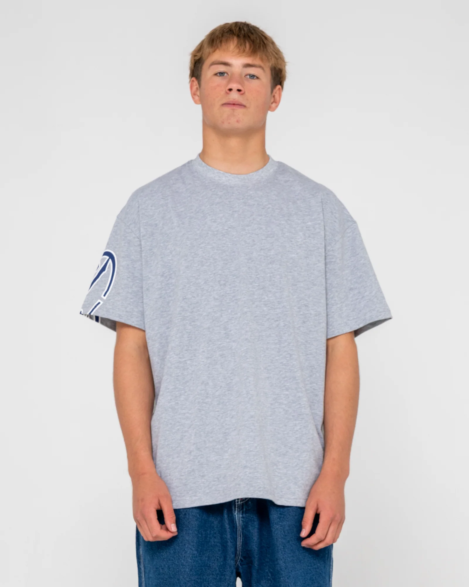 Remera Mc Rusty Glaze-R Short Sleeve Tee Grey Marle