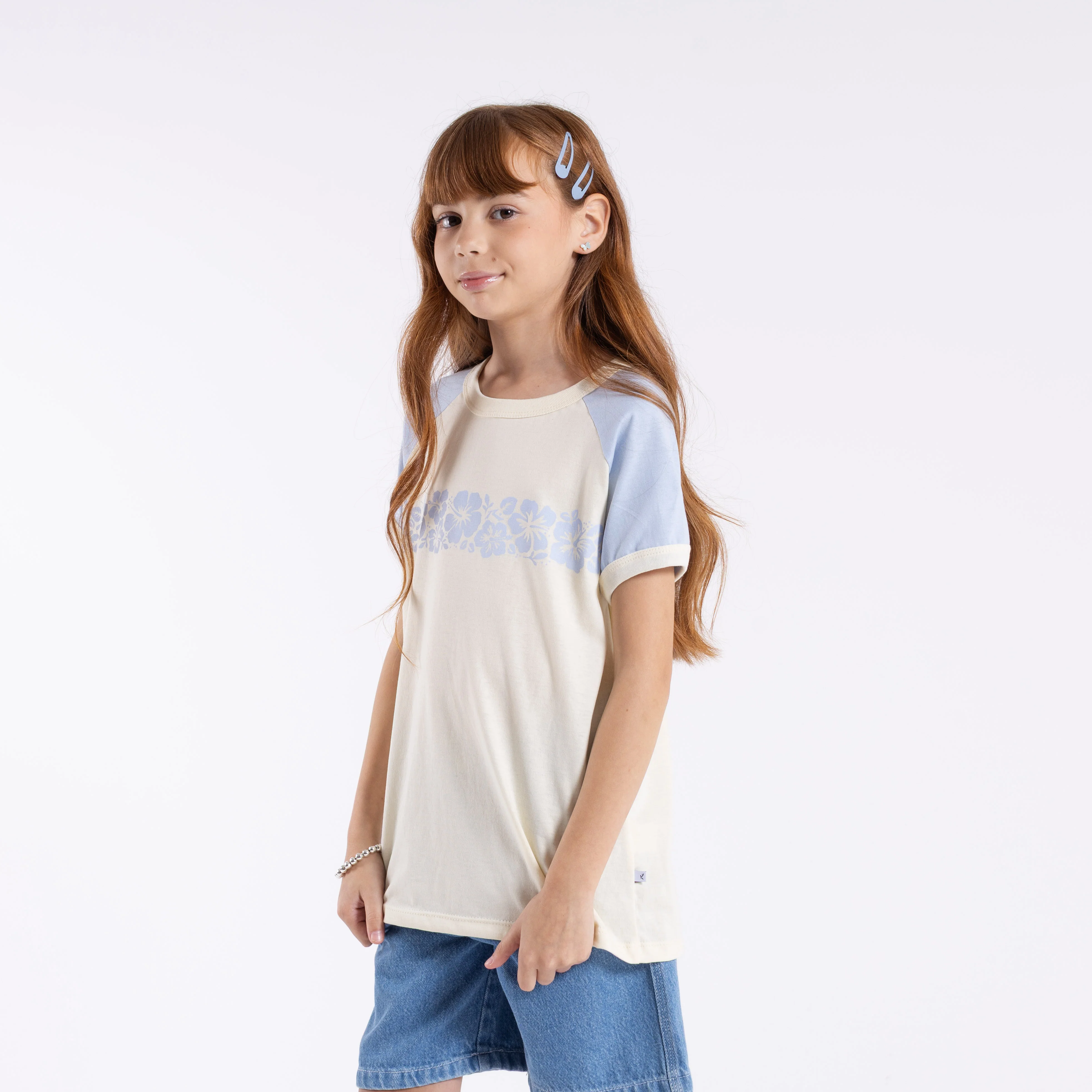 Remera Mc Rusty Beau Colourz Oversized Tee Girls Kentucky Blue - Image 3