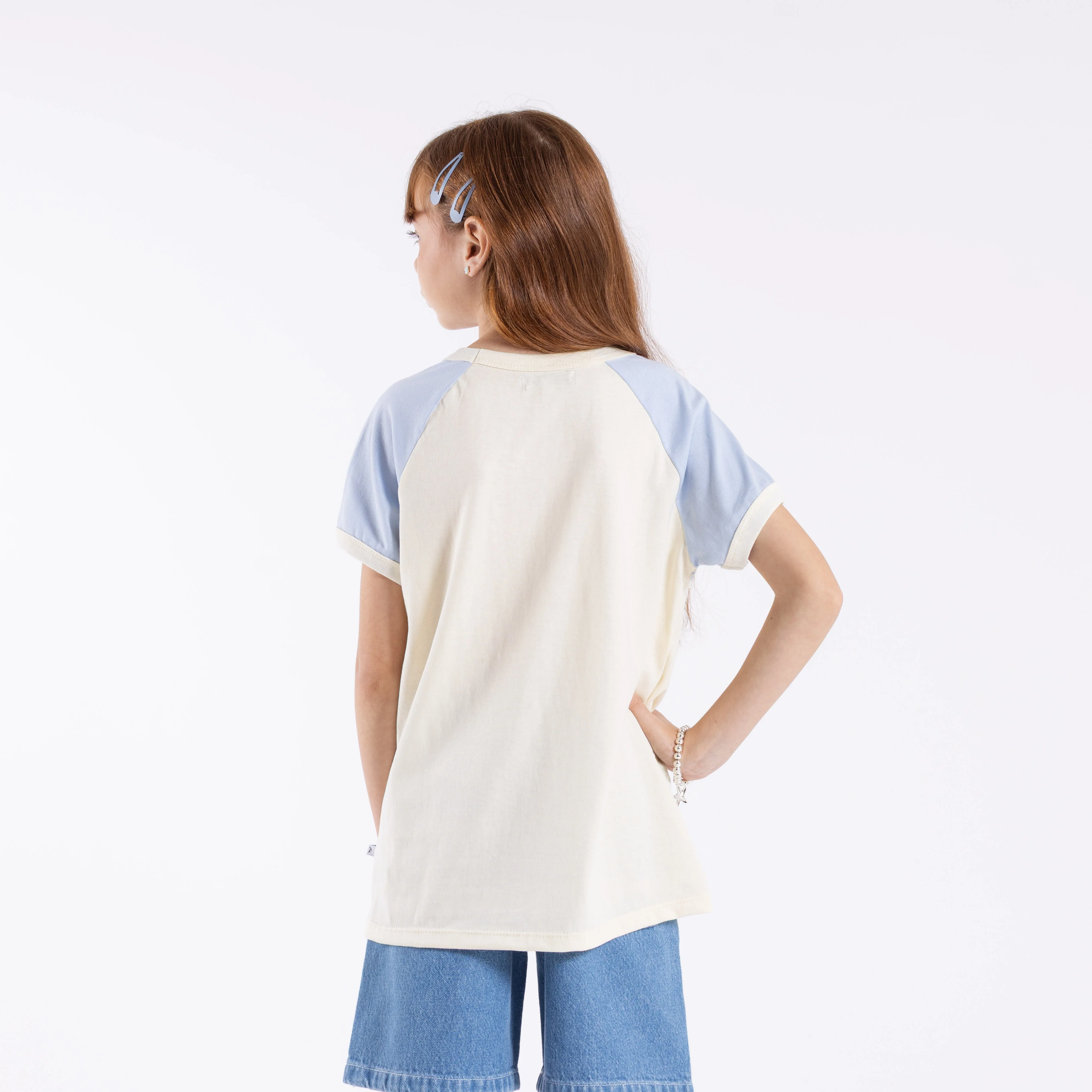 Remera Mc Rusty Beau Colourz Oversized Tee Girls Kentucky Blue - Image 4