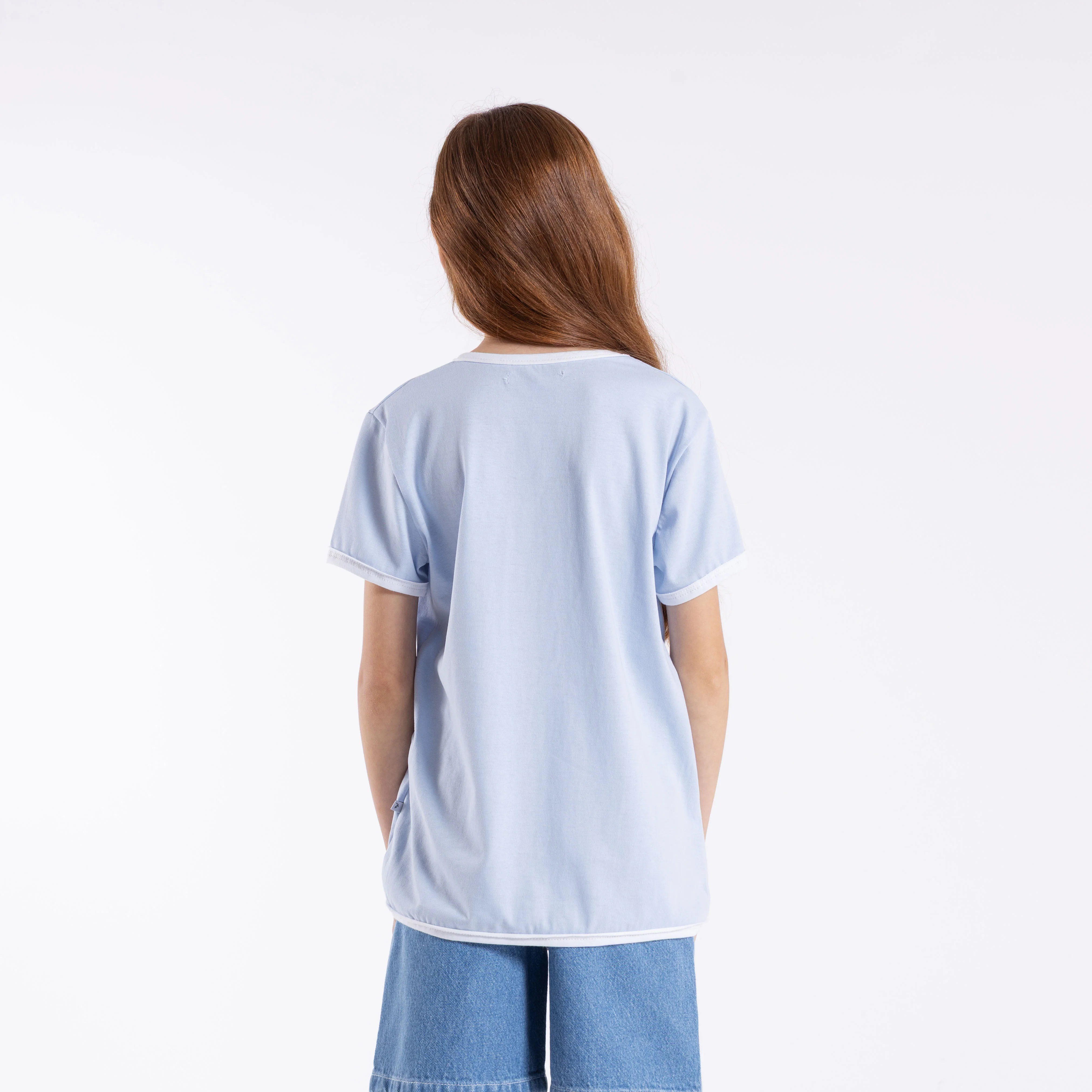 Remera Mc Rusty Sunset Wishes Ringer Tee Girls Kentucky Blue - Image 5