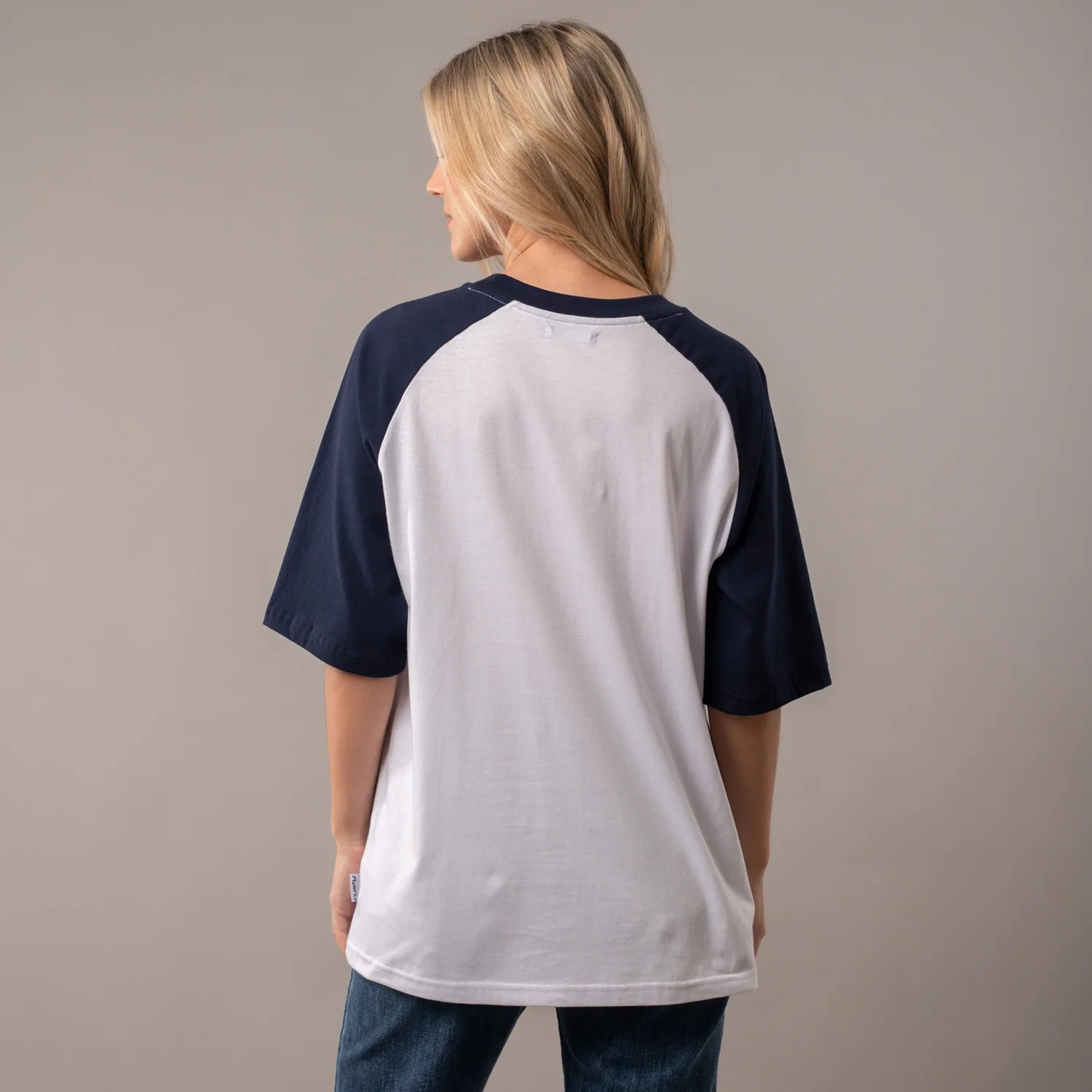 Remera Rusty College Dropout Oversize Navy Blue - Image 5