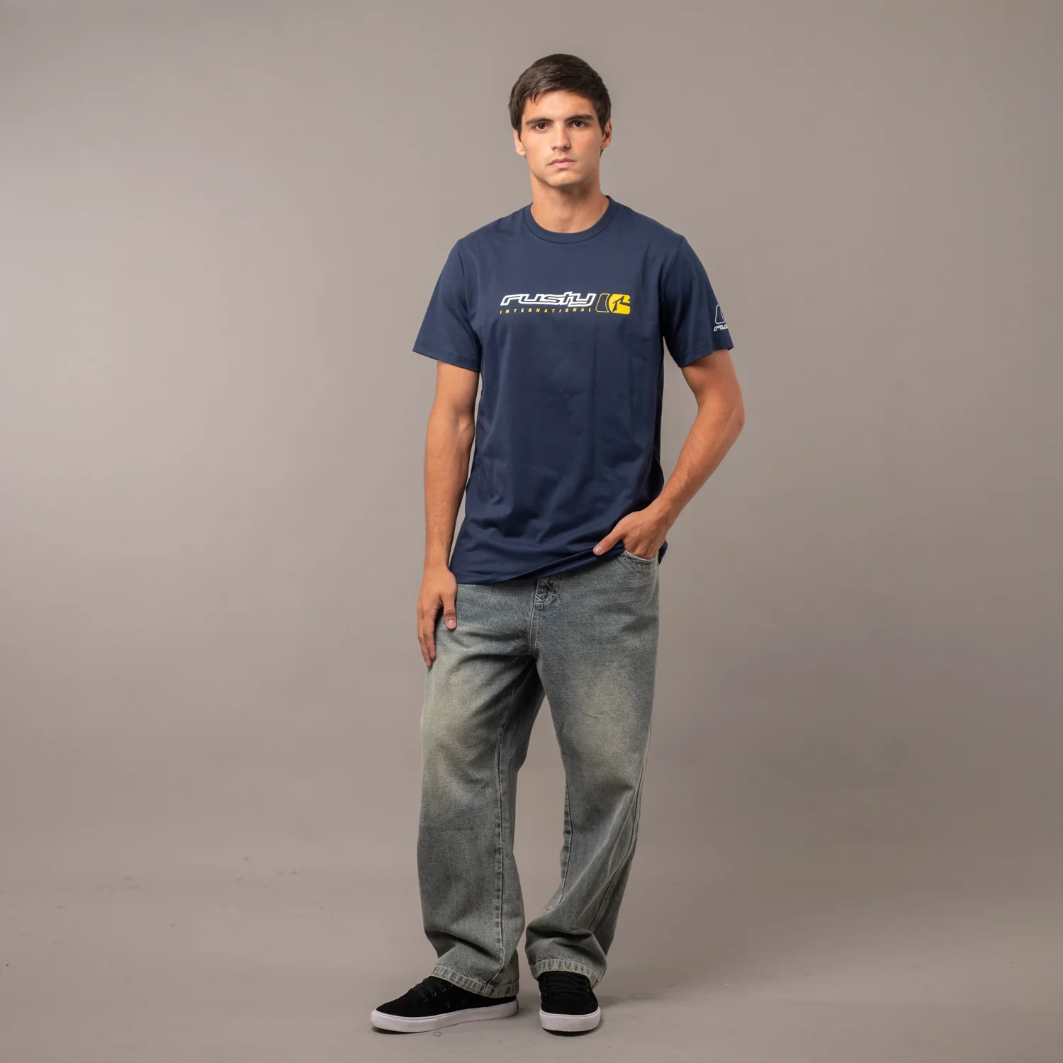 Remera Rusty Jetsetter Navy Blue - Image 4