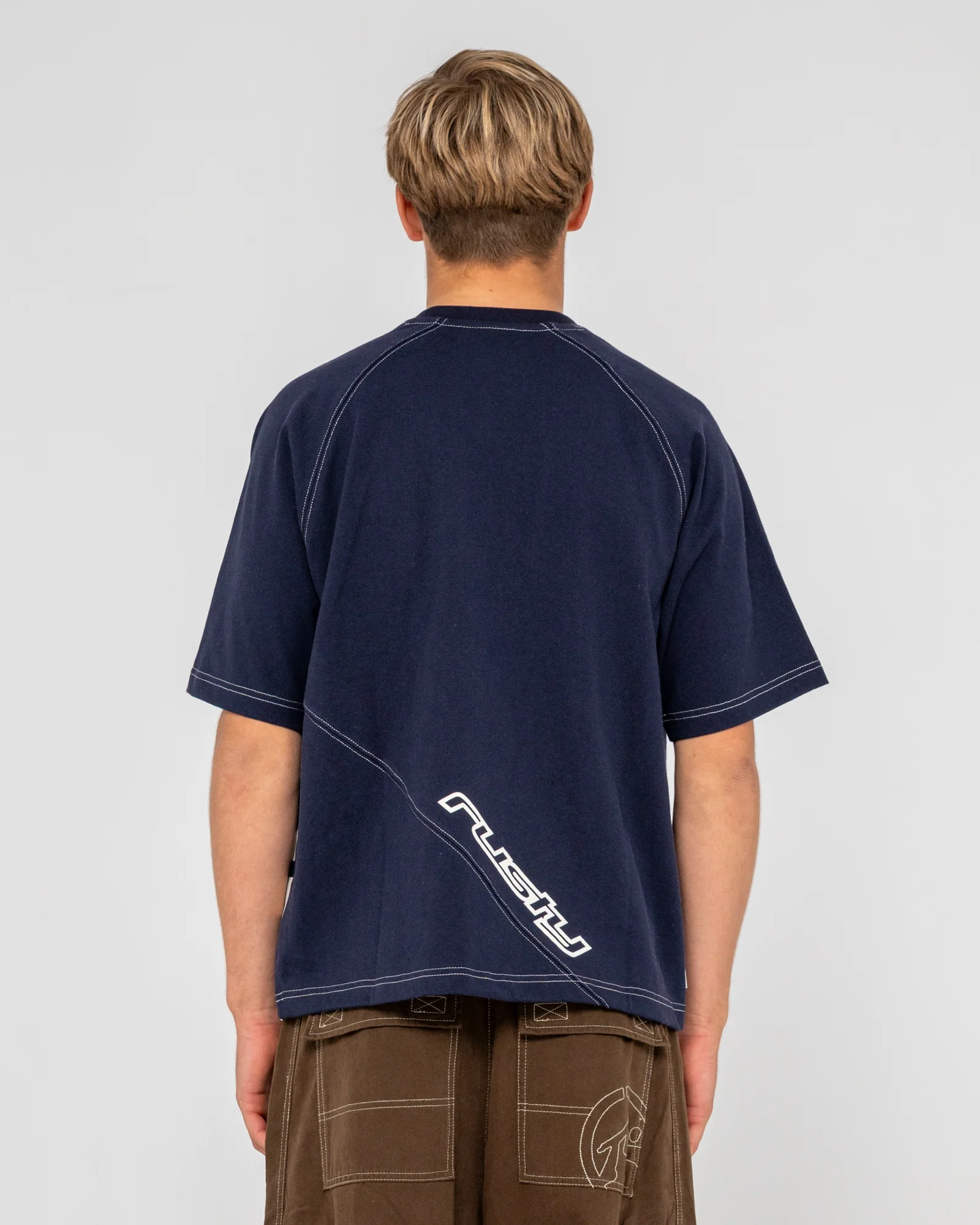 Remera Mc Rusty Pablo Short Sleeve Heavy Tee Navy Blue - Image 4