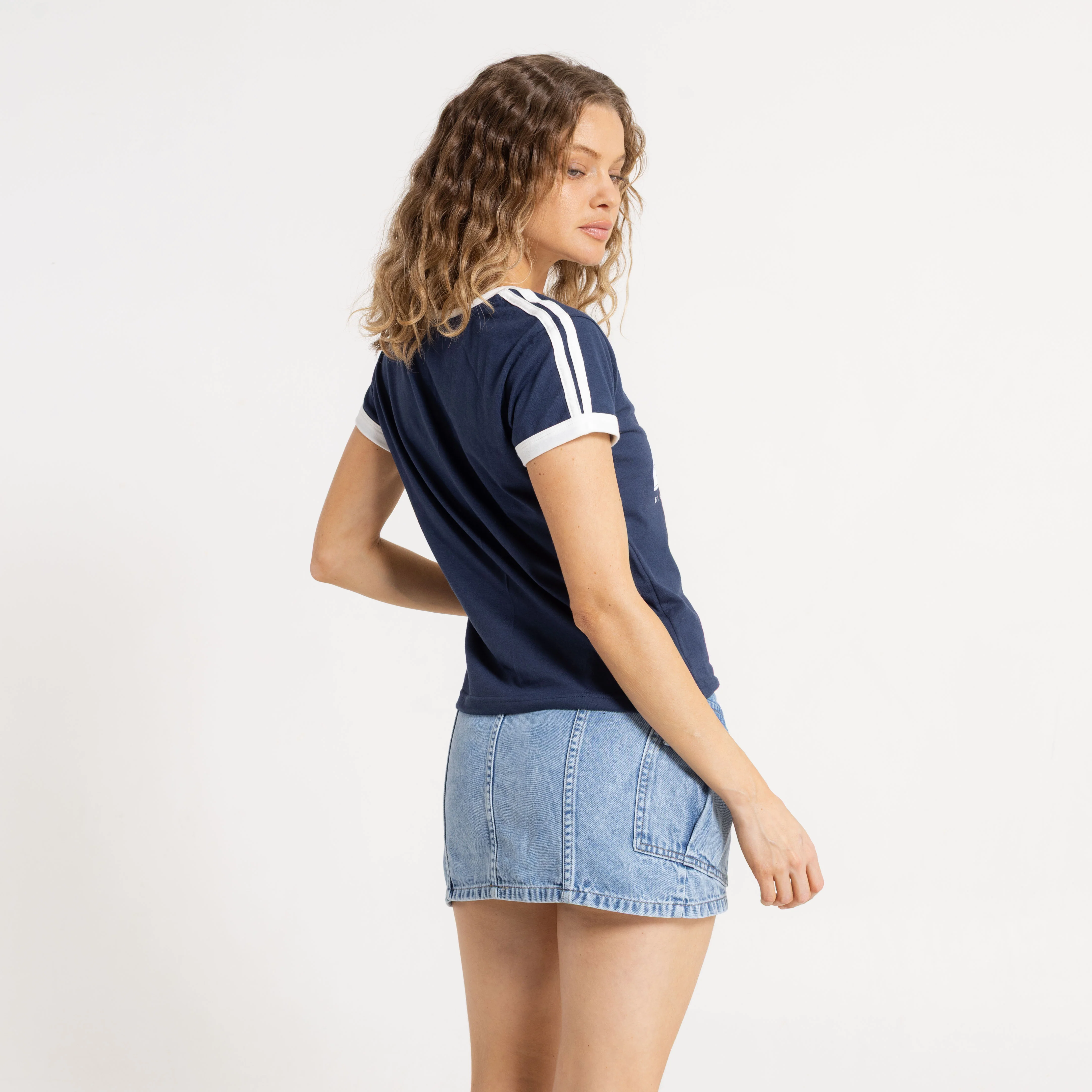 Remera Mc Rusty Le Sports Jersey Baby Tee Ld Navy - Image 4