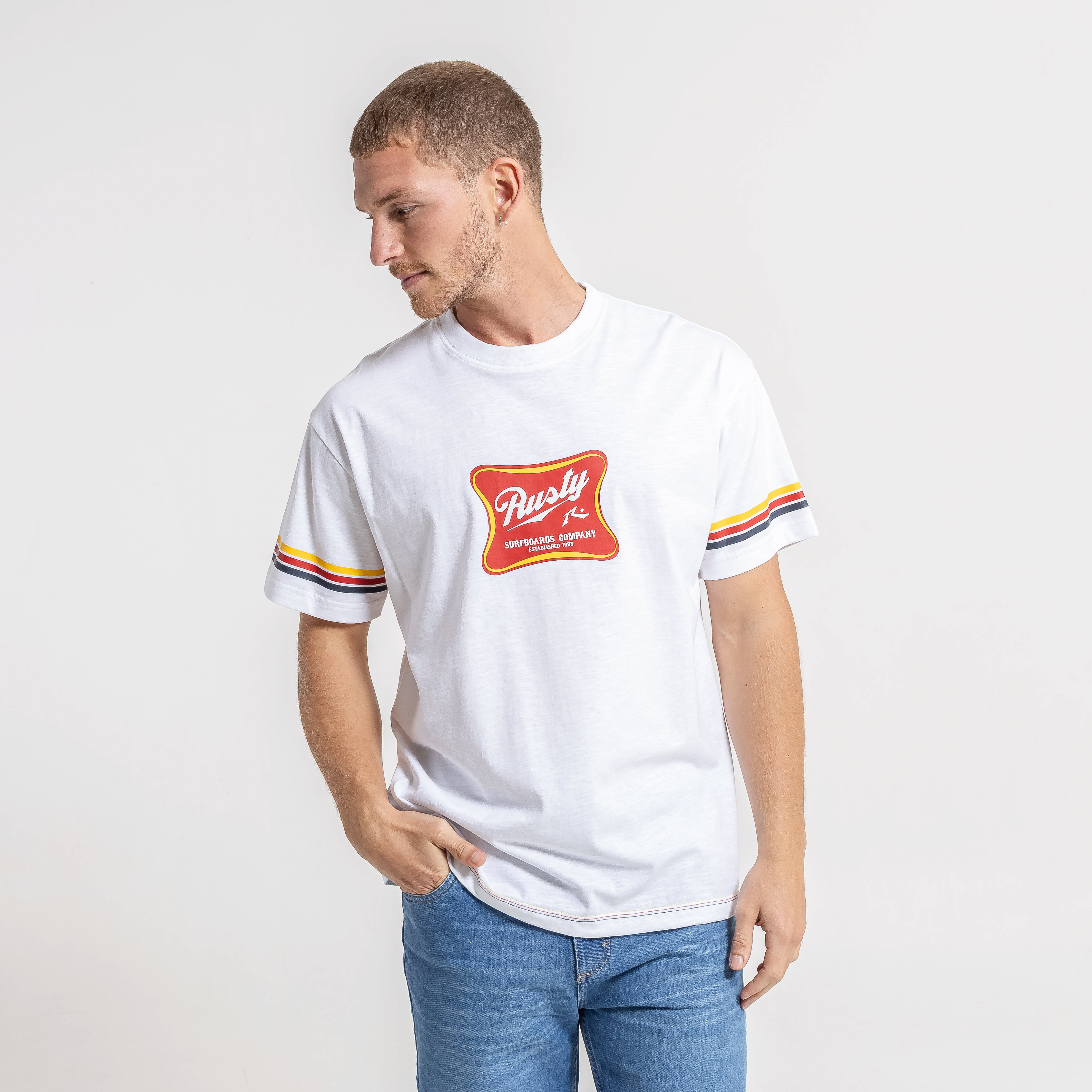Remera Mc Rusty Beer Tee Off White - Image 2
