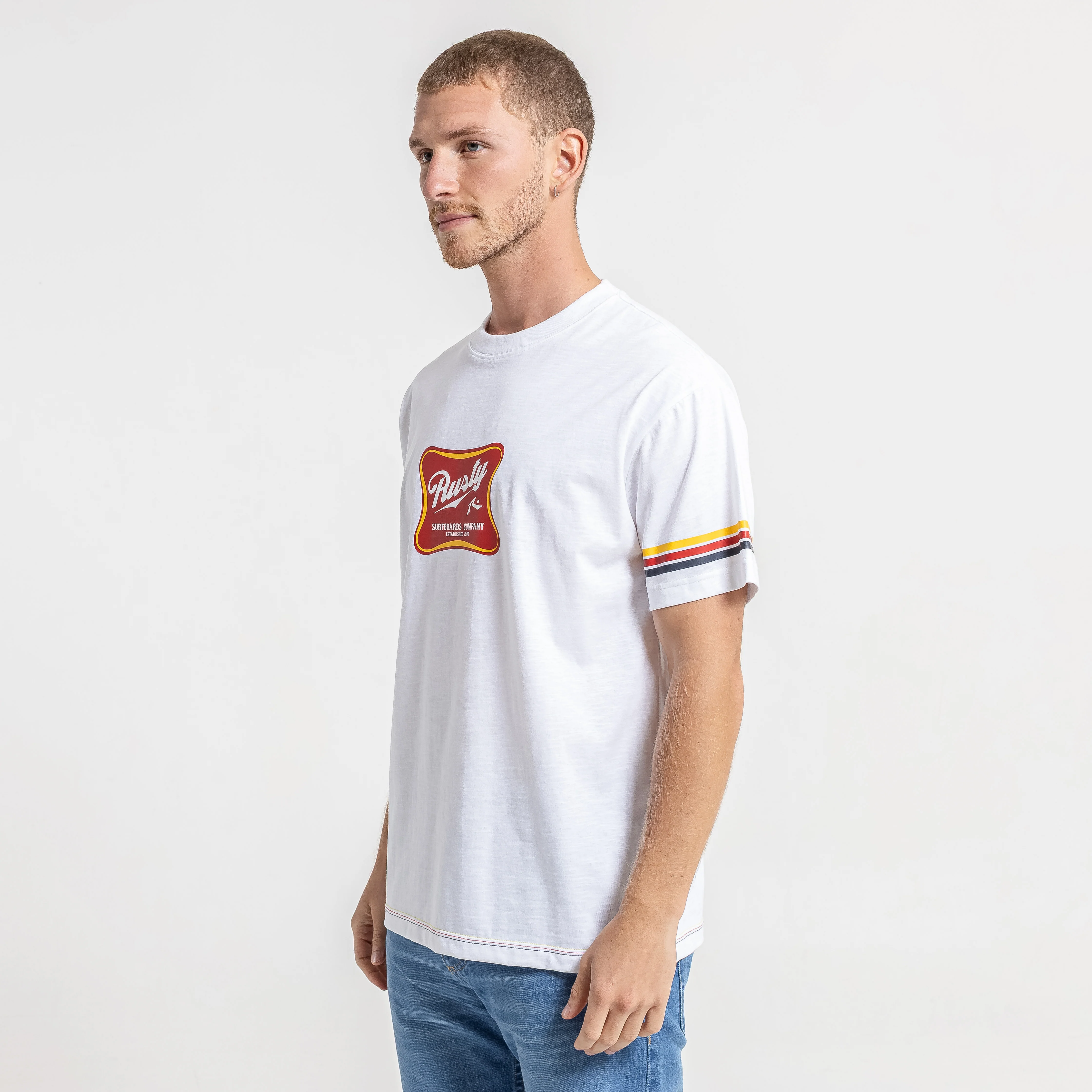 Remera Mc Rusty Beer Tee Off White - Image 3