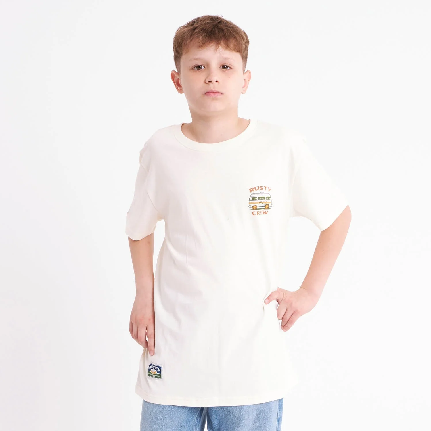 Remera Mc Rusty Lungud Tee Jr* Off White